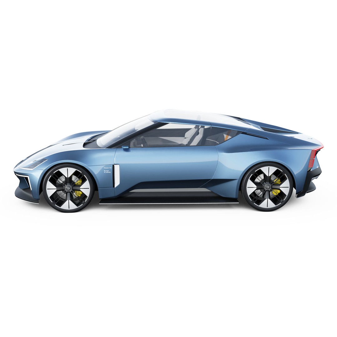 Polestar O2 3D Model – Detailed Concept Car, Blender & FBX Formats - View 8