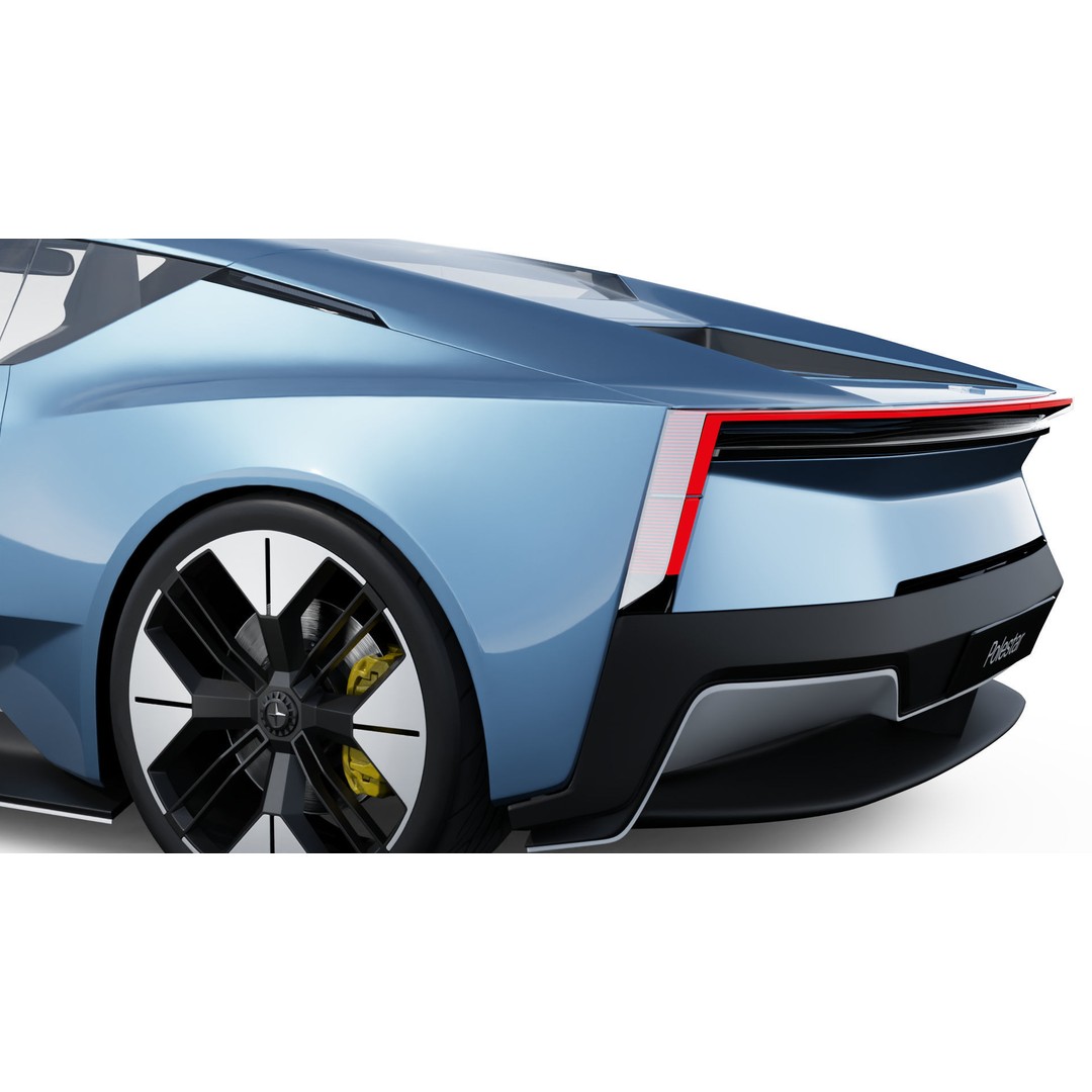 Polestar O2 3D Model – Detailed Concept Car, Blender & FBX Formats - View 9