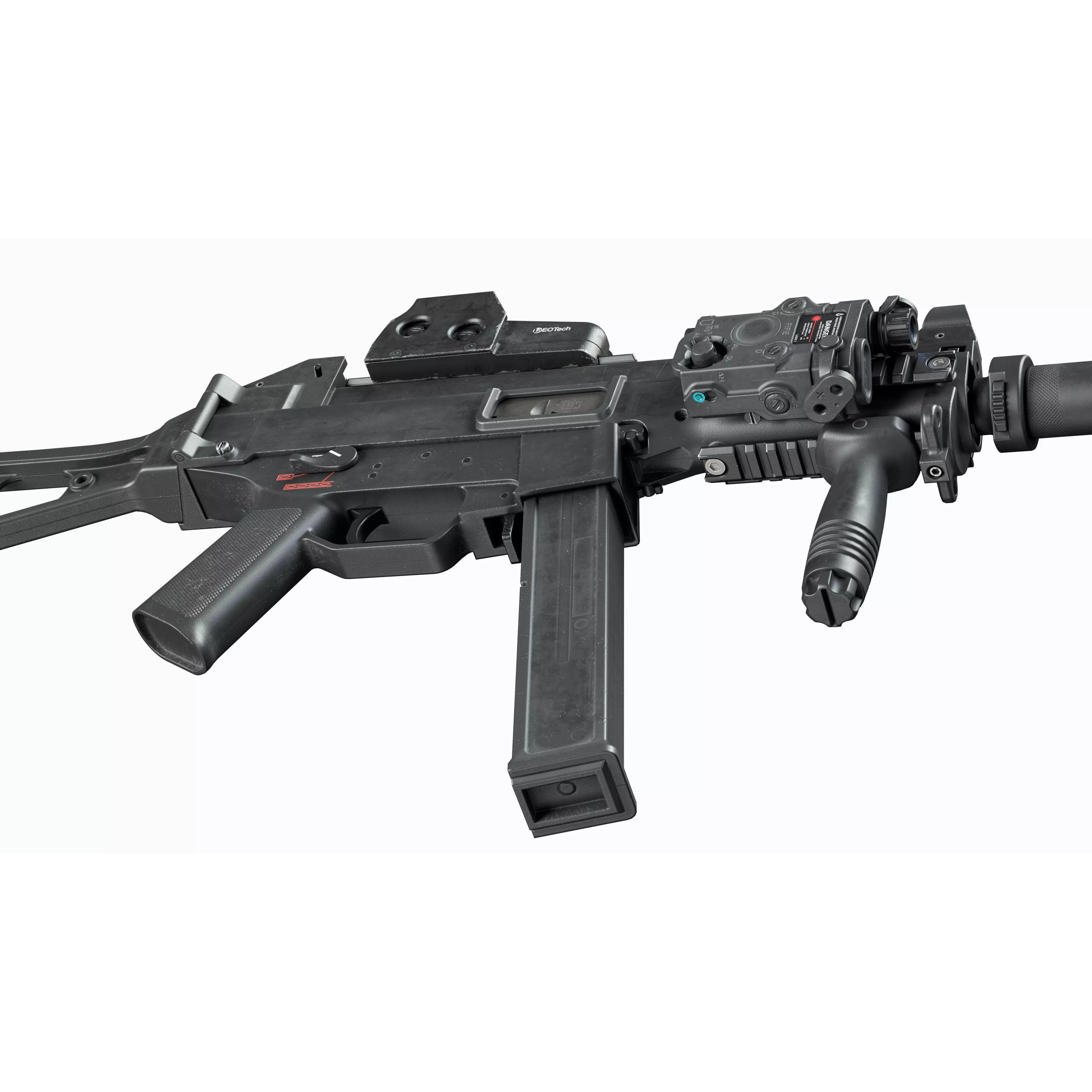 HK UMP 45 - Low-Poly Game-Ready 3D Model - View 13