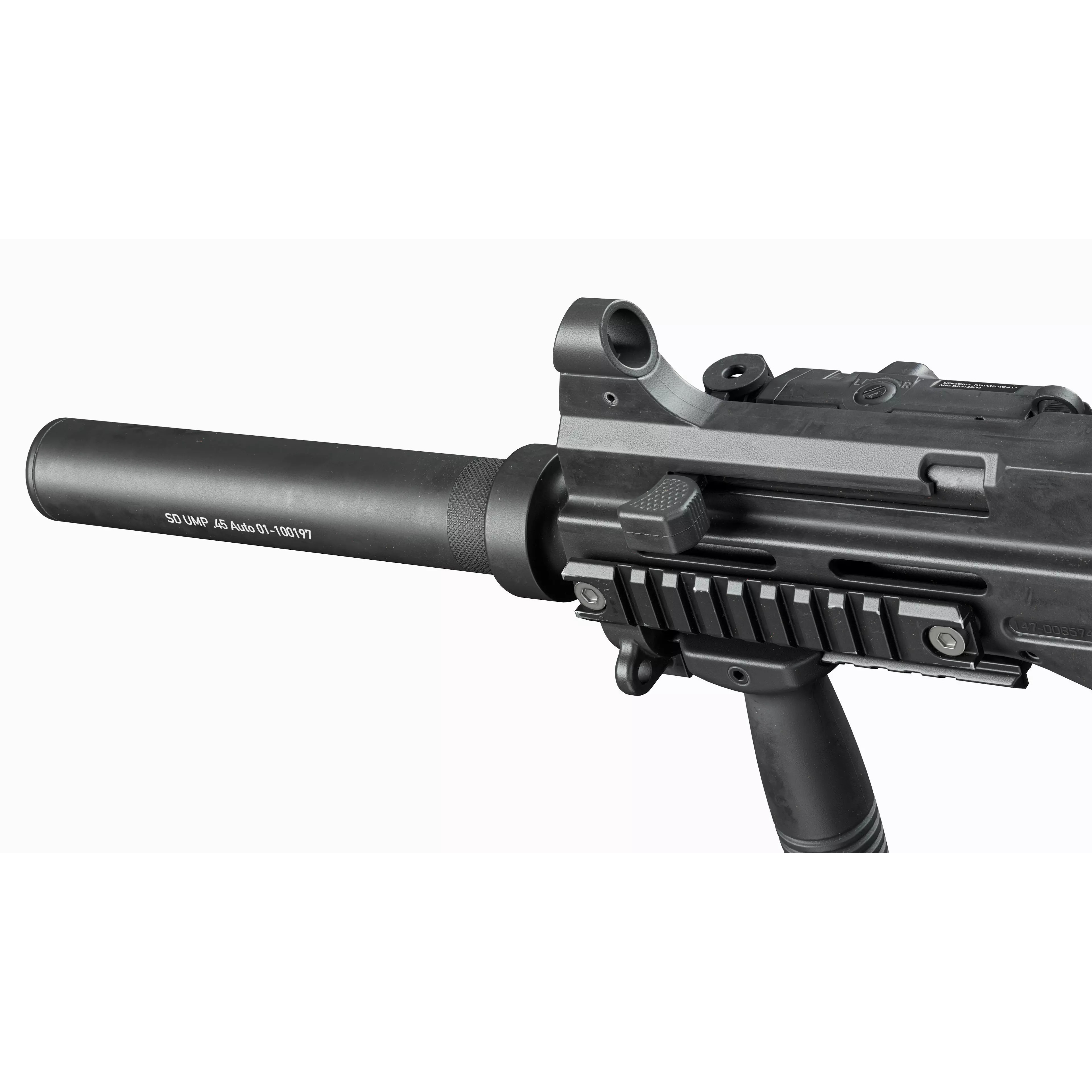 HK UMP 45 - Low-Poly Game-Ready 3D Model - View 8