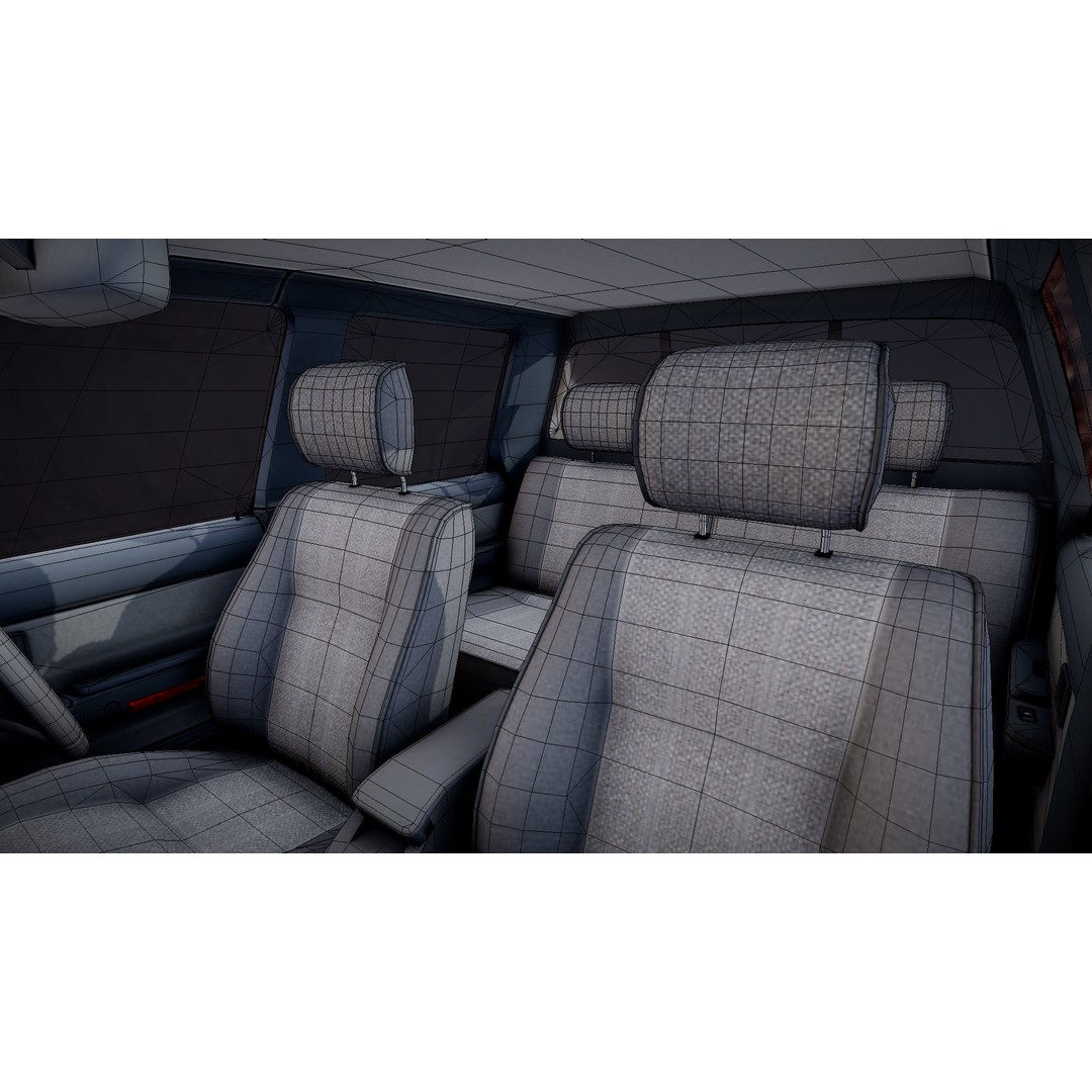 Toyota Hilux 3D Model – Low Poly Game Ready Pickup Truck, FBX - View 29