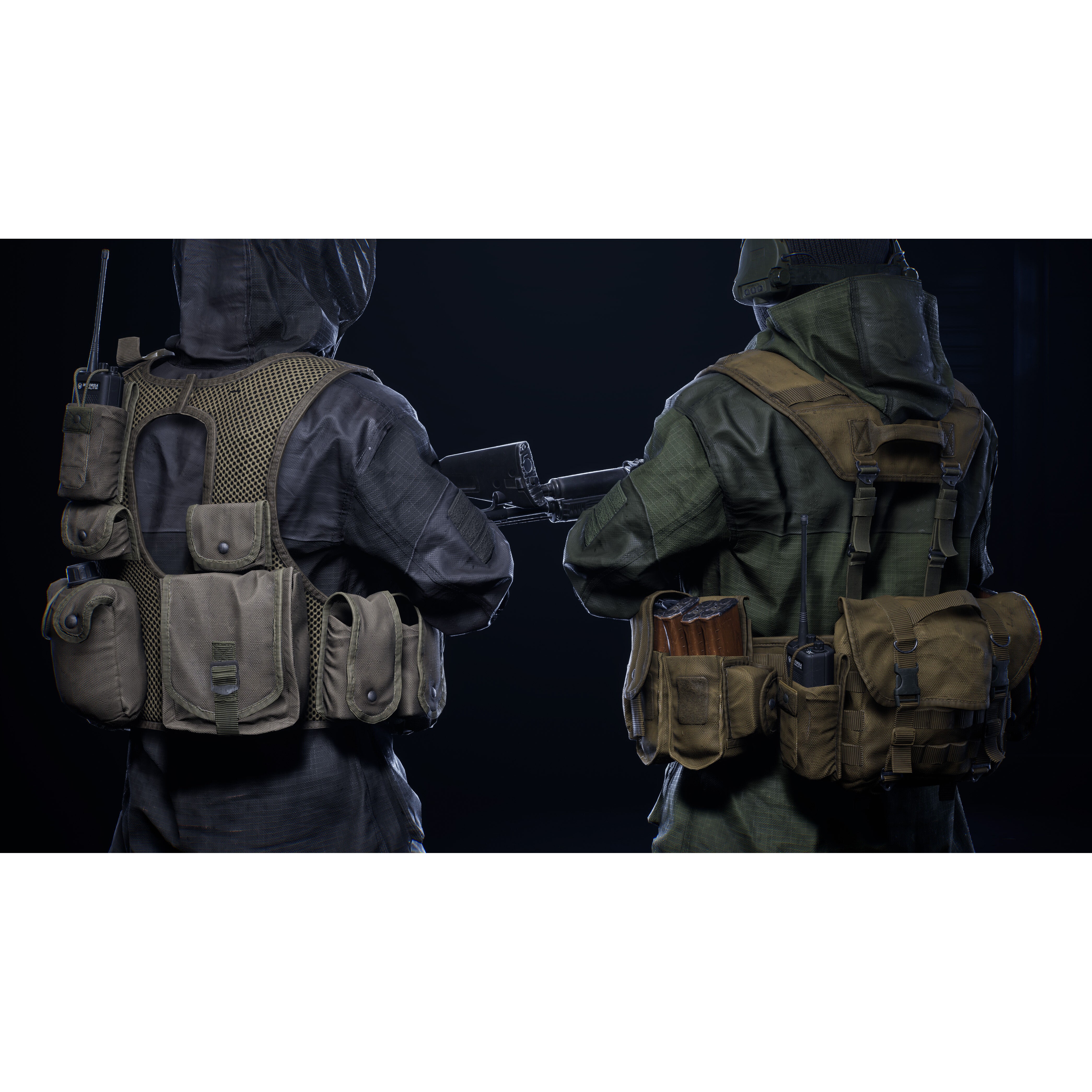 AAA Modular Soldier Pack Vol3 - Low-Poly Game-Ready 3D Model