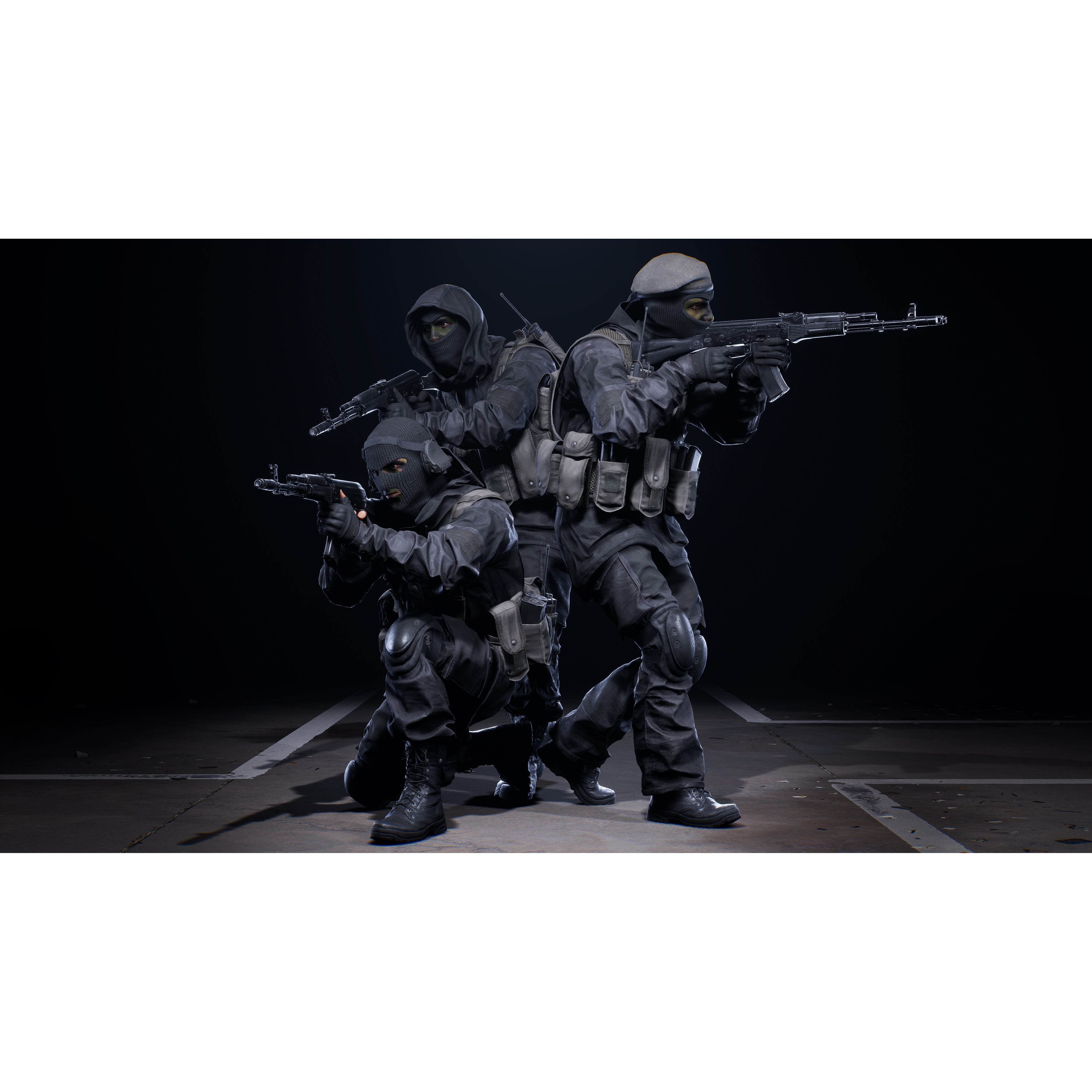 AAA Modular Soldier Pack Vol3 - Low-Poly Game-Ready 3D Model - View 12