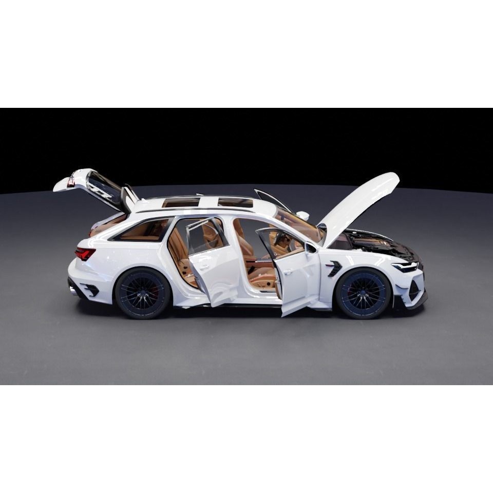 Audi RS6 3D Model – High-Detail Sports Car Asset, FBX & OBJ - View 20