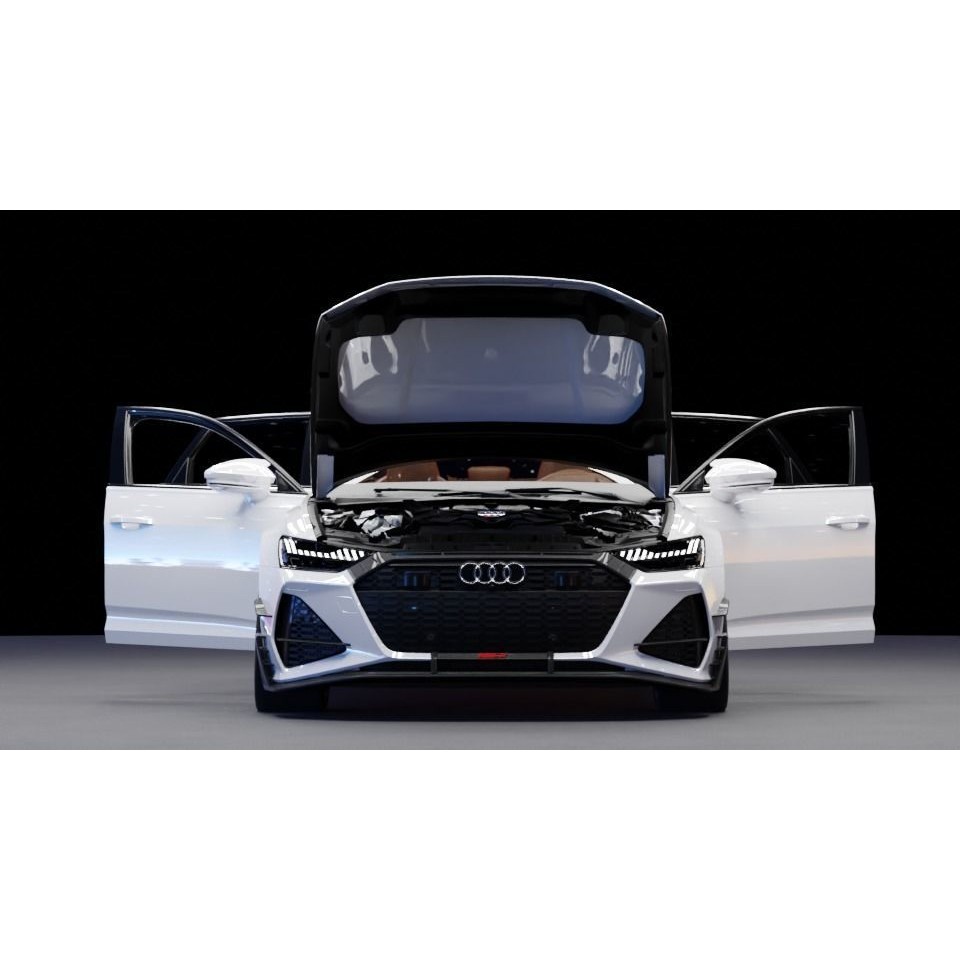 Audi RS6 3D Model – High-Detail Sports Car Asset, FBX & OBJ - View 23