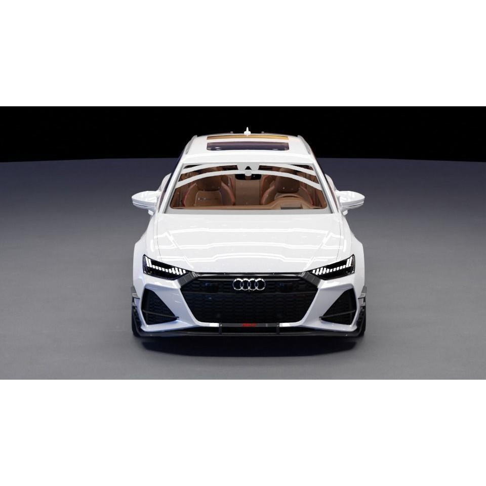 Audi RS6 3D Model – High-Detail Sports Car Asset, FBX & OBJ - View 3