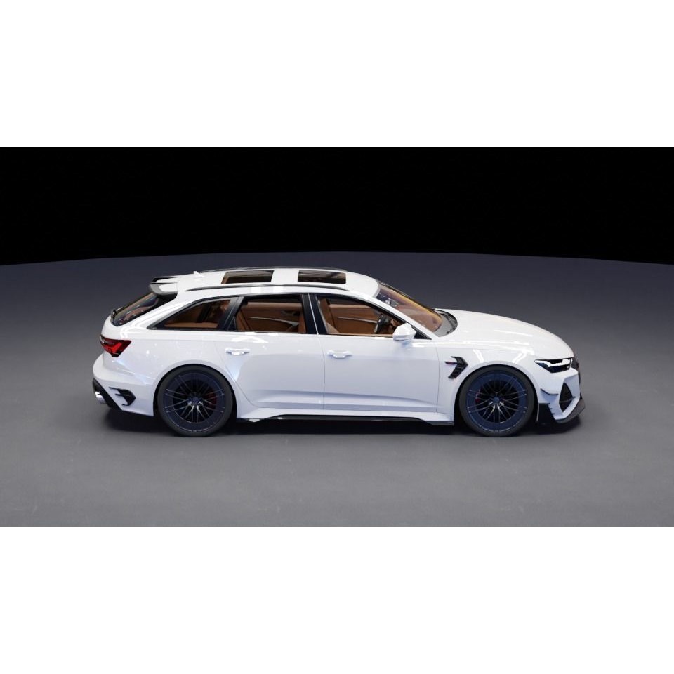 Audi RS6 3D Model – High-Detail Sports Car Asset, FBX & OBJ - View 5