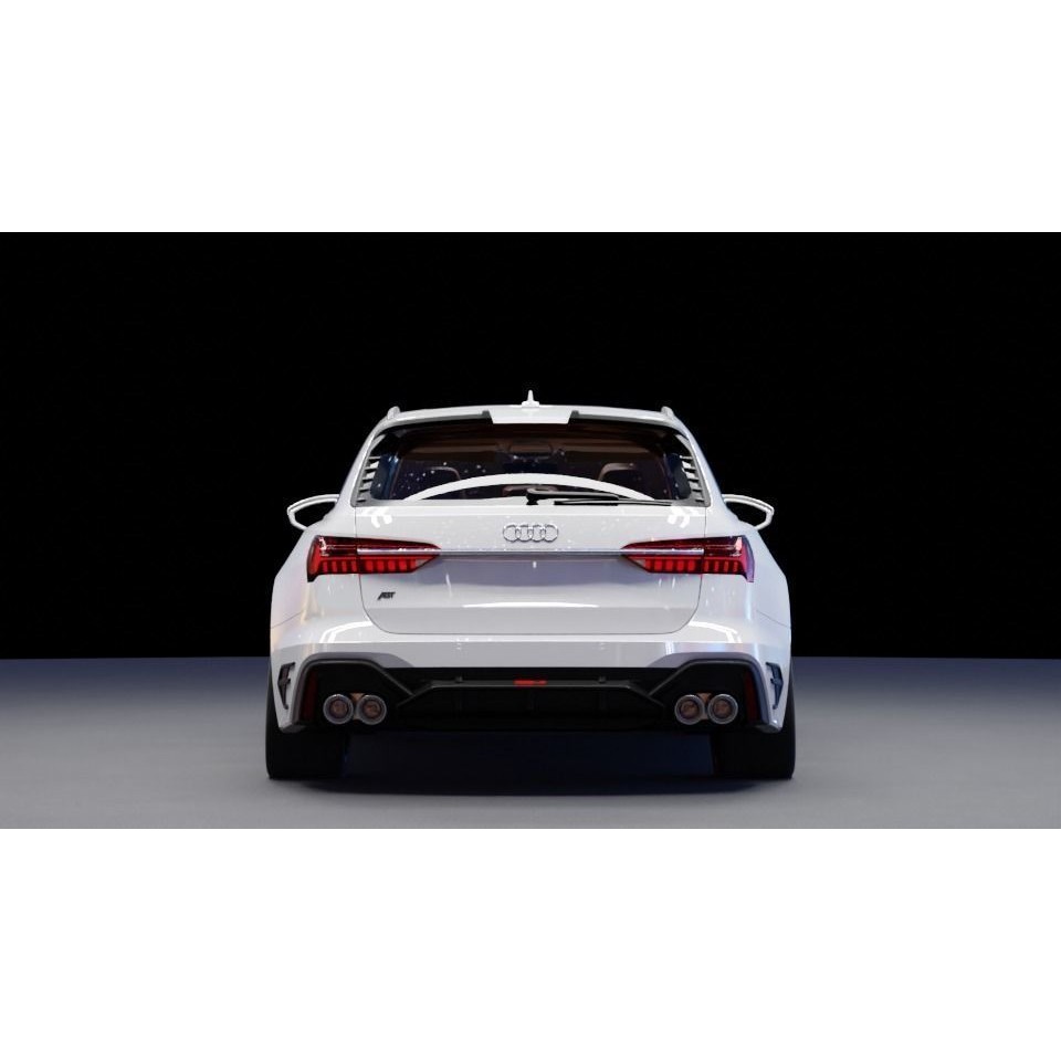 Audi RS6 3D Model – High-Detail Sports Car Asset, FBX & OBJ - View 7
