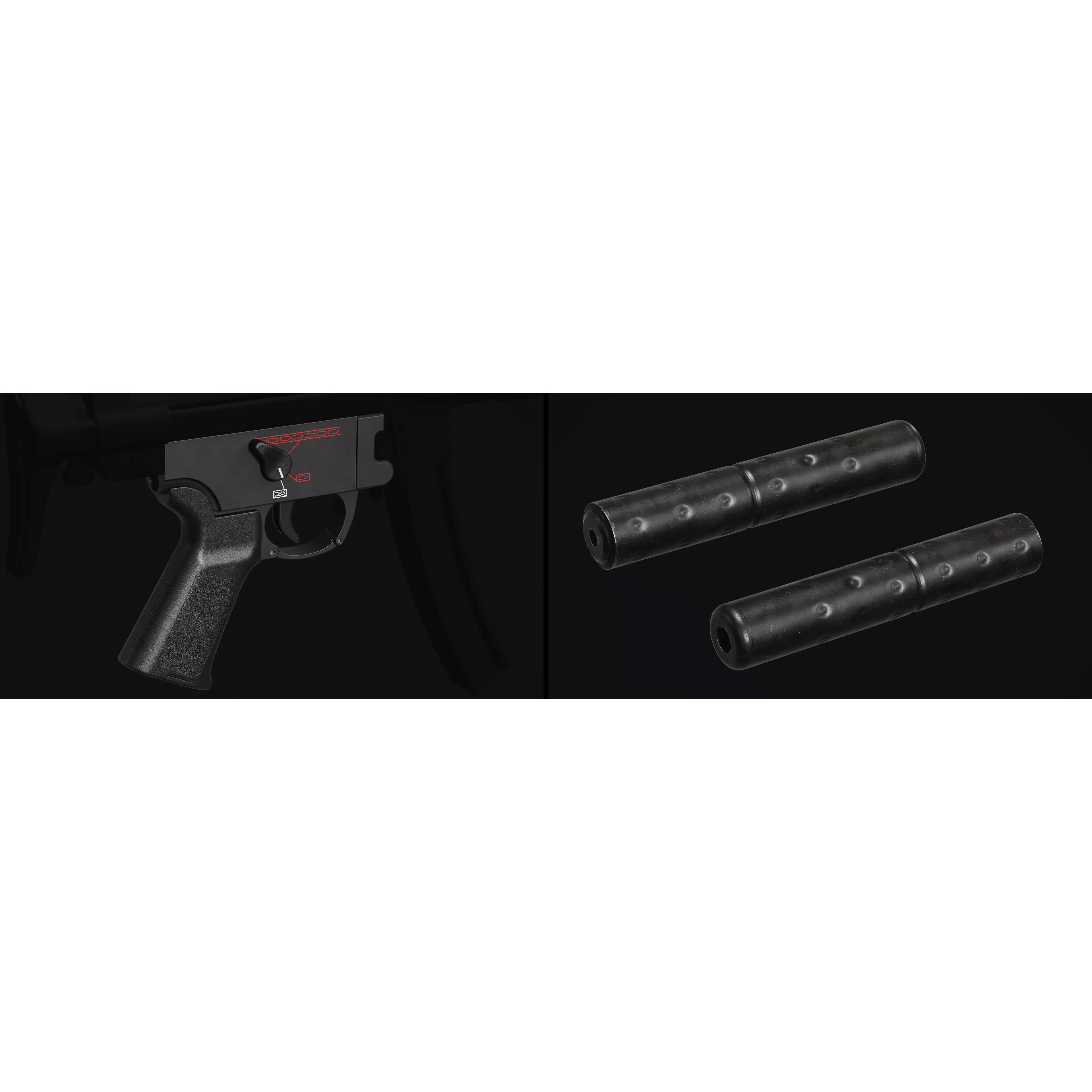 MP5 SMG - Low-Poly Game-Ready 3D Model - View 19