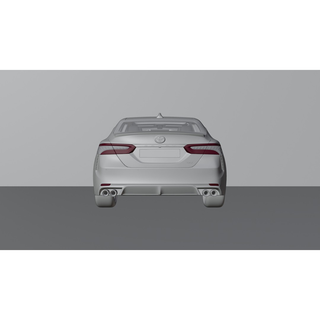 Toyota Camry 3D Model – High-Detail Car Asset with Interior, Blender