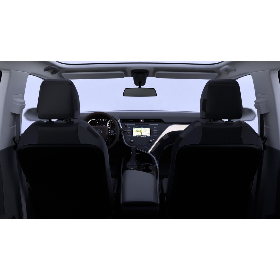 Toyota Camry 3D Model – High-Detail Car Asset with Interior, Blender - View 14