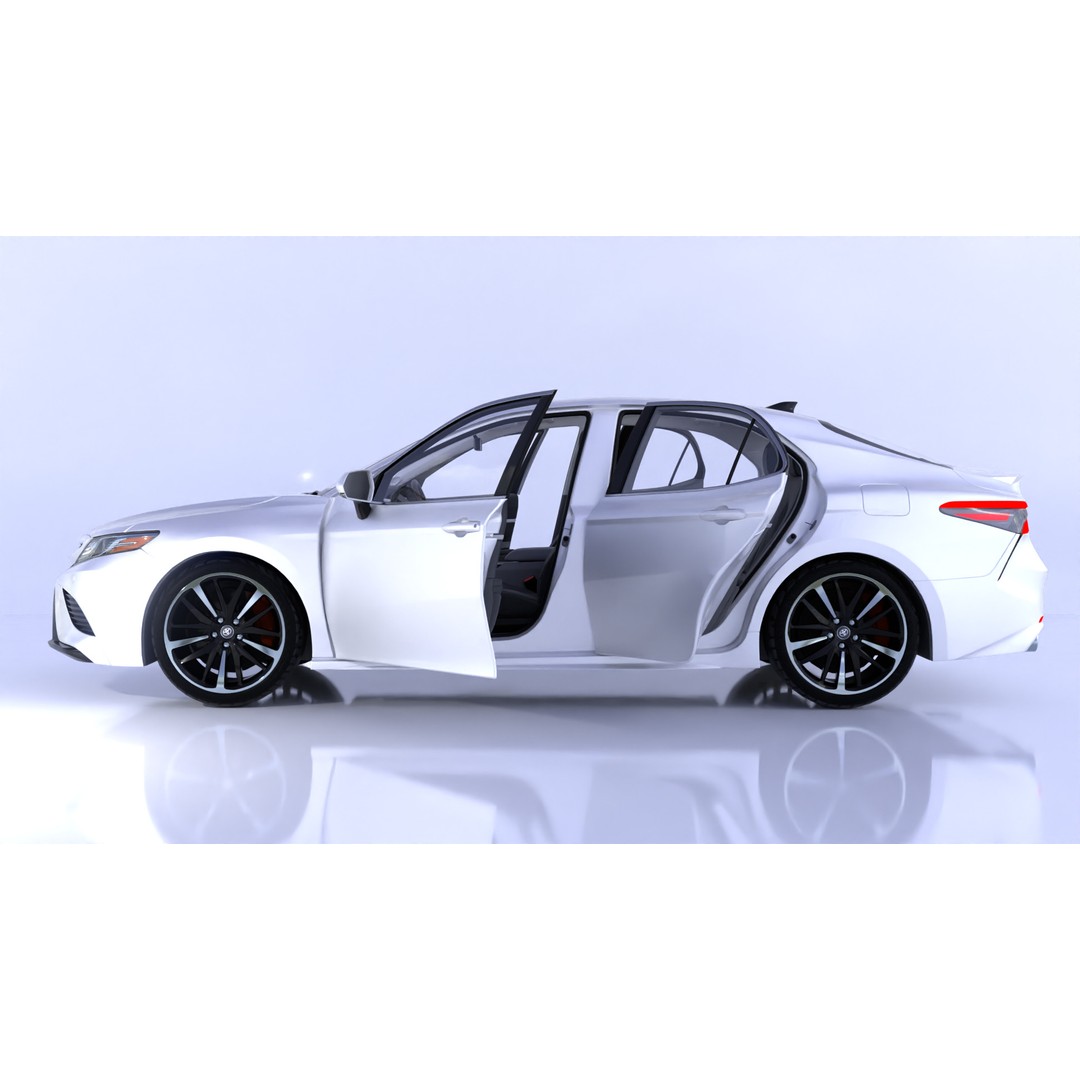 Toyota Camry 3D Model – High-Detail Car Asset with Interior, Blender - View 15