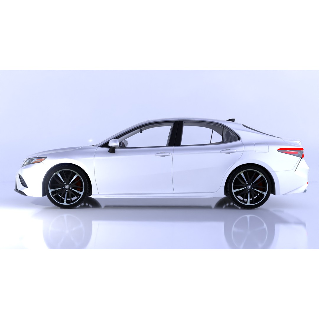 Toyota Camry 3D Model – High-Detail Car Asset with Interior, Blender - View 16