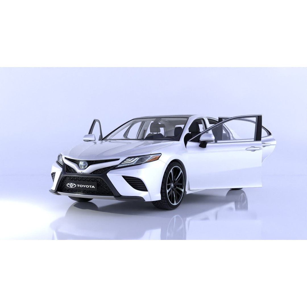Toyota Camry 3D Model – High-Detail Car Asset with Interior, Blender - View 17