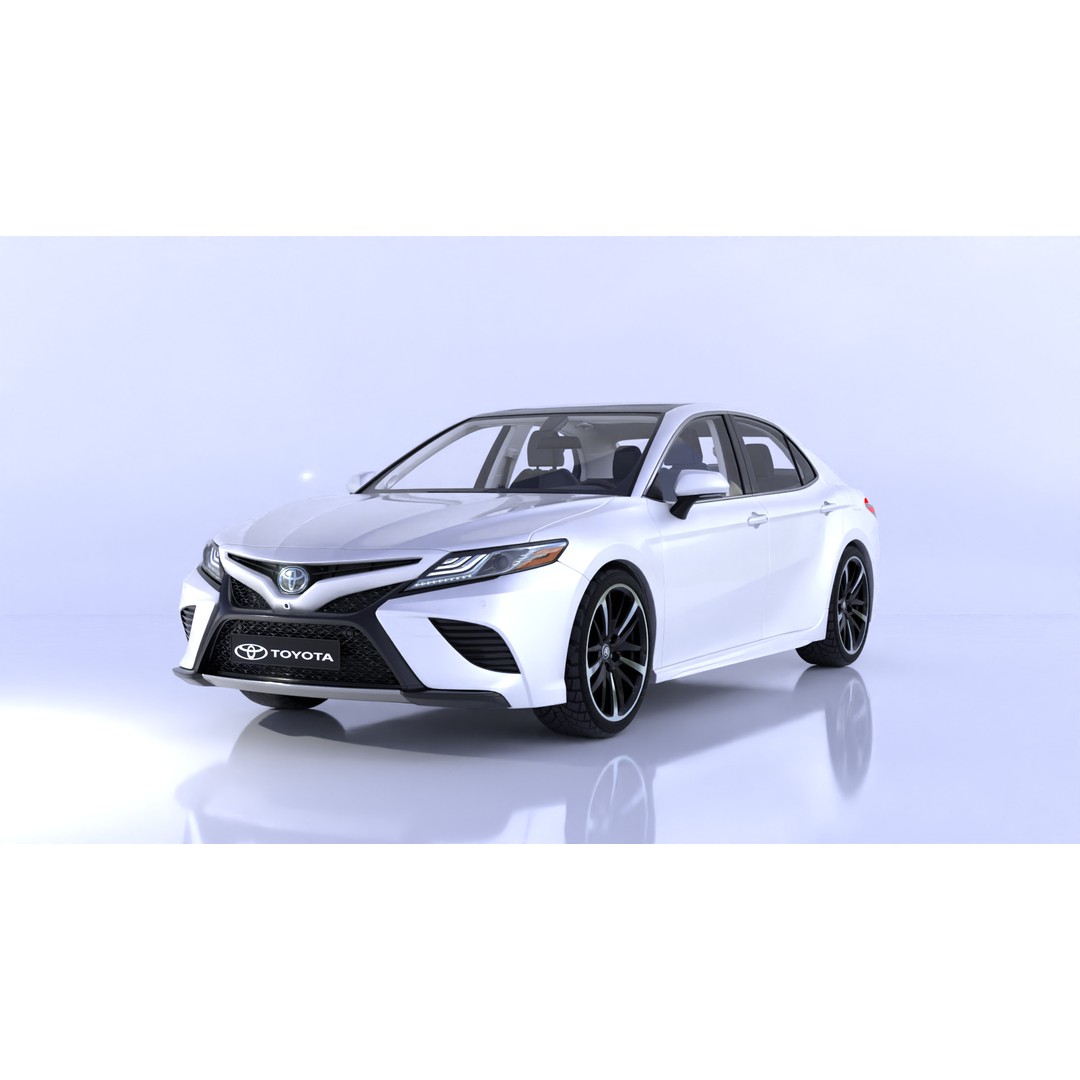 Toyota Camry 3D Model – High-Detail Car Asset with Interior, Blender - View 18