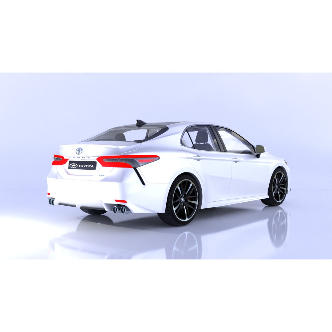 Toyota Camry 3D Model – High-Detail Car Asset with Interior, Blender - View 20