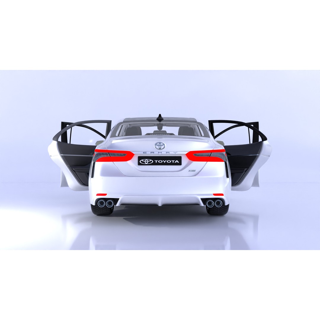 Toyota Camry 3D Model – High-Detail Car Asset with Interior, Blender - View 21
