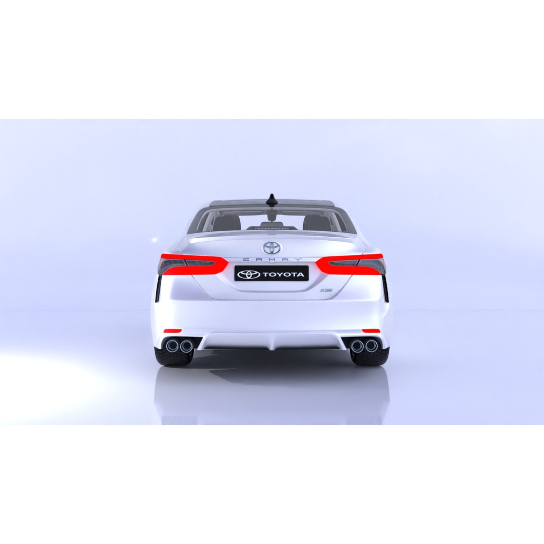Toyota Camry 3D Model – High-Detail Car Asset with Interior, Blender - View 22