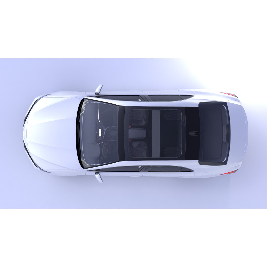 Toyota Camry 3D Model – High-Detail Car Asset with Interior, Blender - View 25