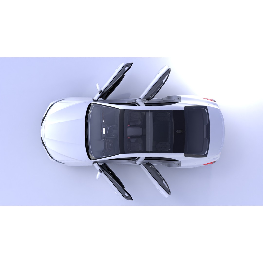 Toyota Camry 3D Model – High-Detail Car Asset with Interior, Blender - View 26