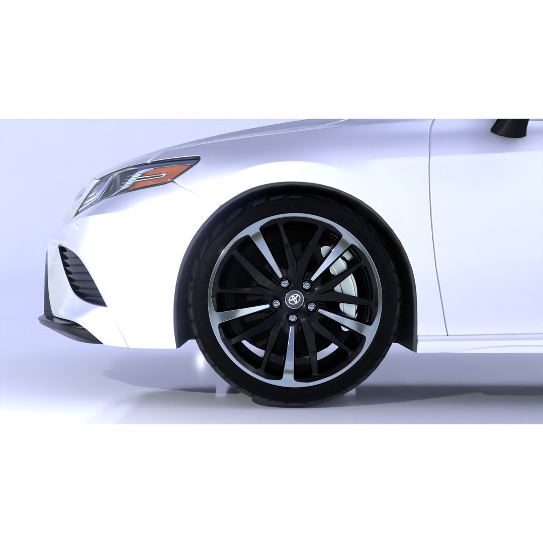 Toyota Camry 3D Model – High-Detail Car Asset with Interior, Blender - View 27