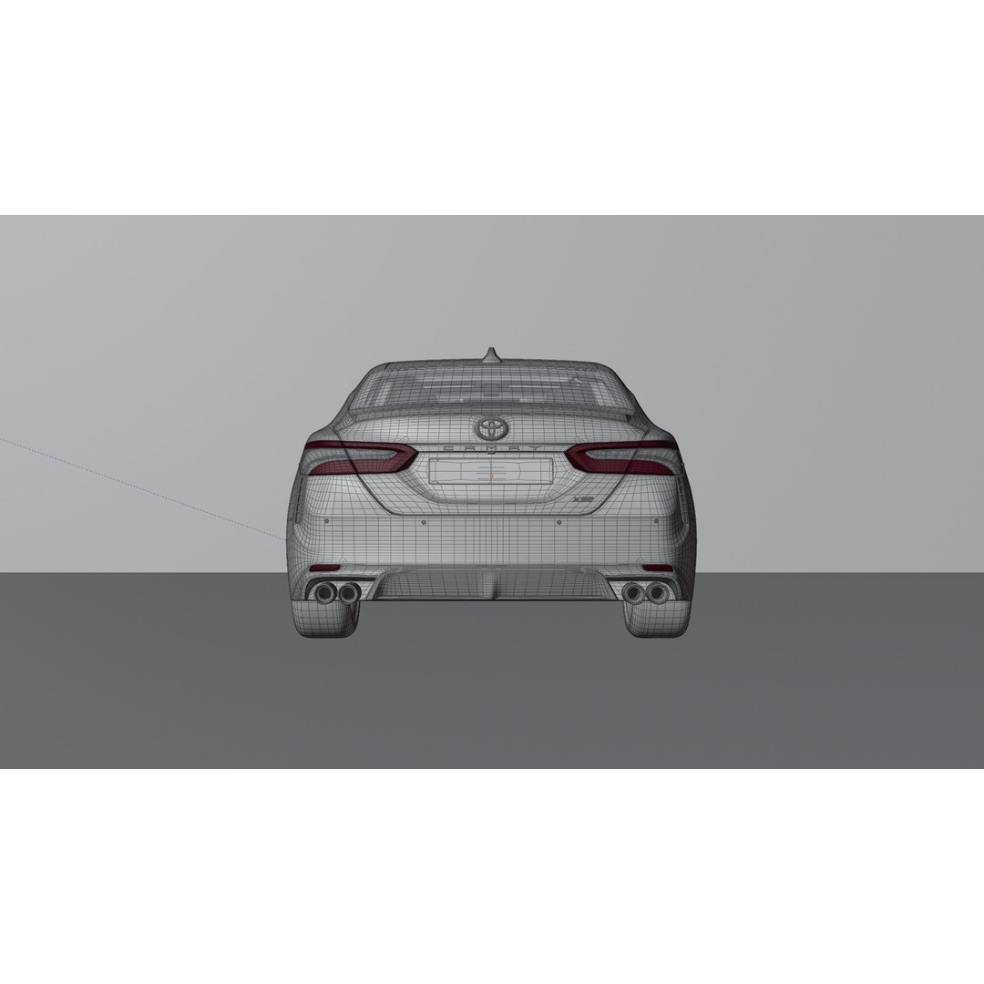 Toyota Camry 3D Model – High-Detail Car Asset with Interior, Blender - View 31