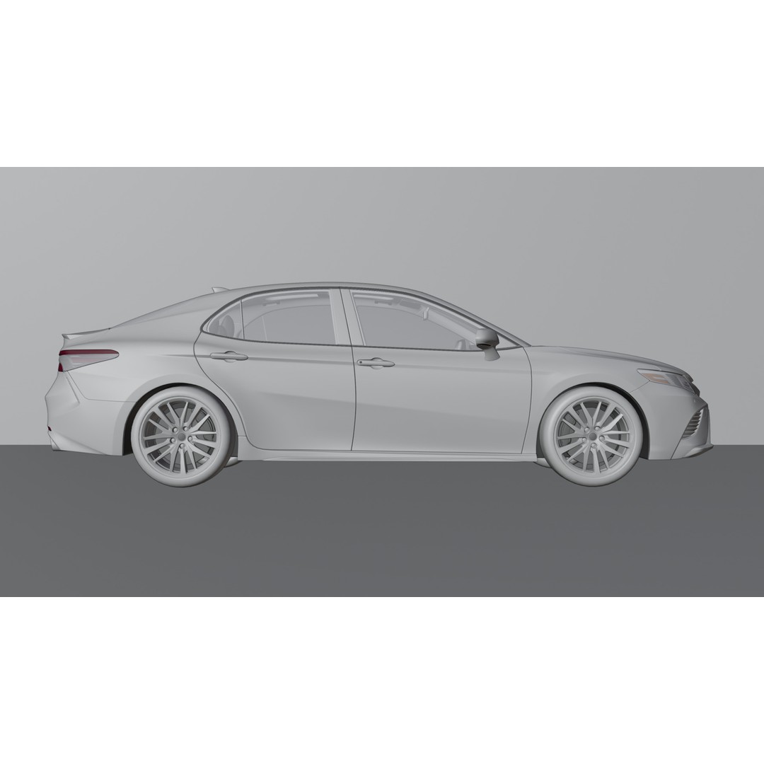 Toyota Camry 3D Model – High-Detail Car Asset with Interior, Blender - View 33