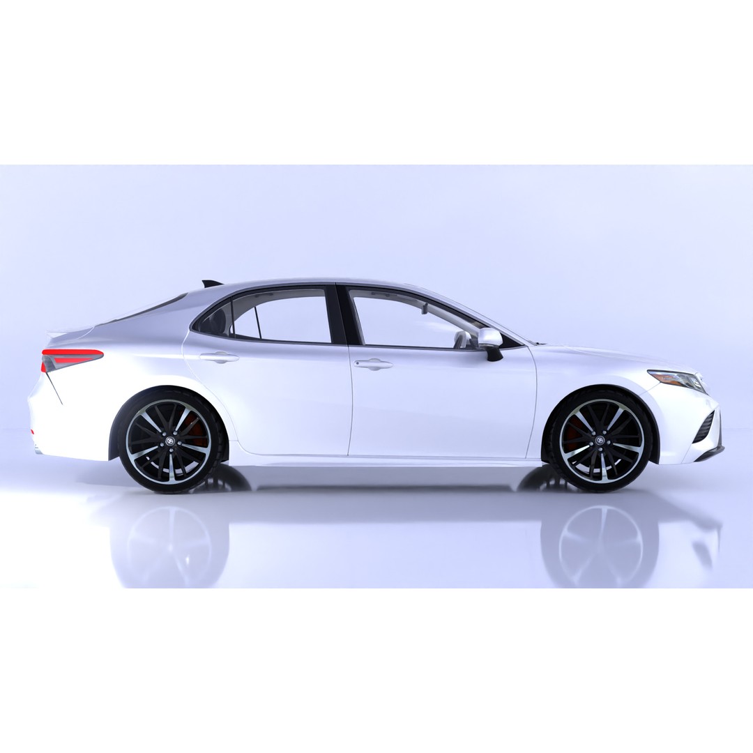 Toyota Camry 3D Model – High-Detail Car Asset with Interior, Blender - View 9