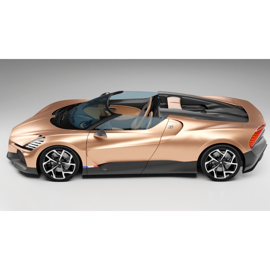 Bugatti Mistral 3D Model – Low Poly Game Ready Asset for Blender - View 38