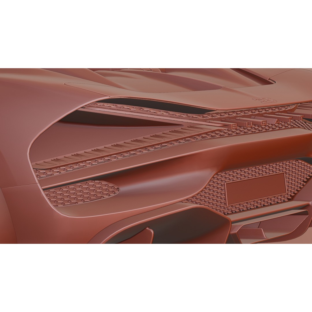 Bugatti Mistral 3D Model – Low Poly Game Ready Asset for Blender - View 46