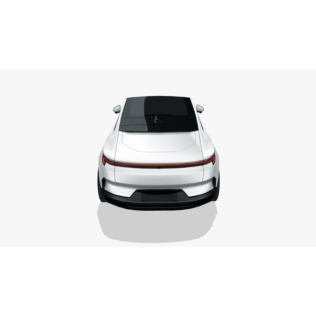 Polestar 4 3D Model – Low Poly SUV Asset, FBX and PBR Textures - View 10