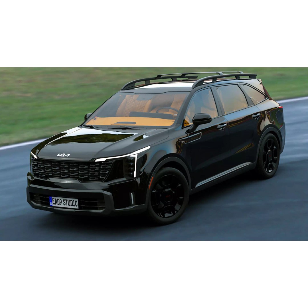 2025 Kia Sorento SX 3D Model – High Poly Game Asset, FBX, OBJ - View 2