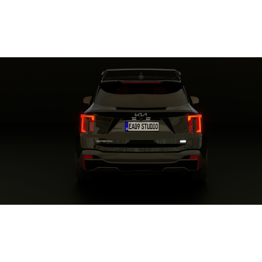 2025 Kia Sorento SX 3D Model – High Poly Game Asset, FBX, OBJ - View 7