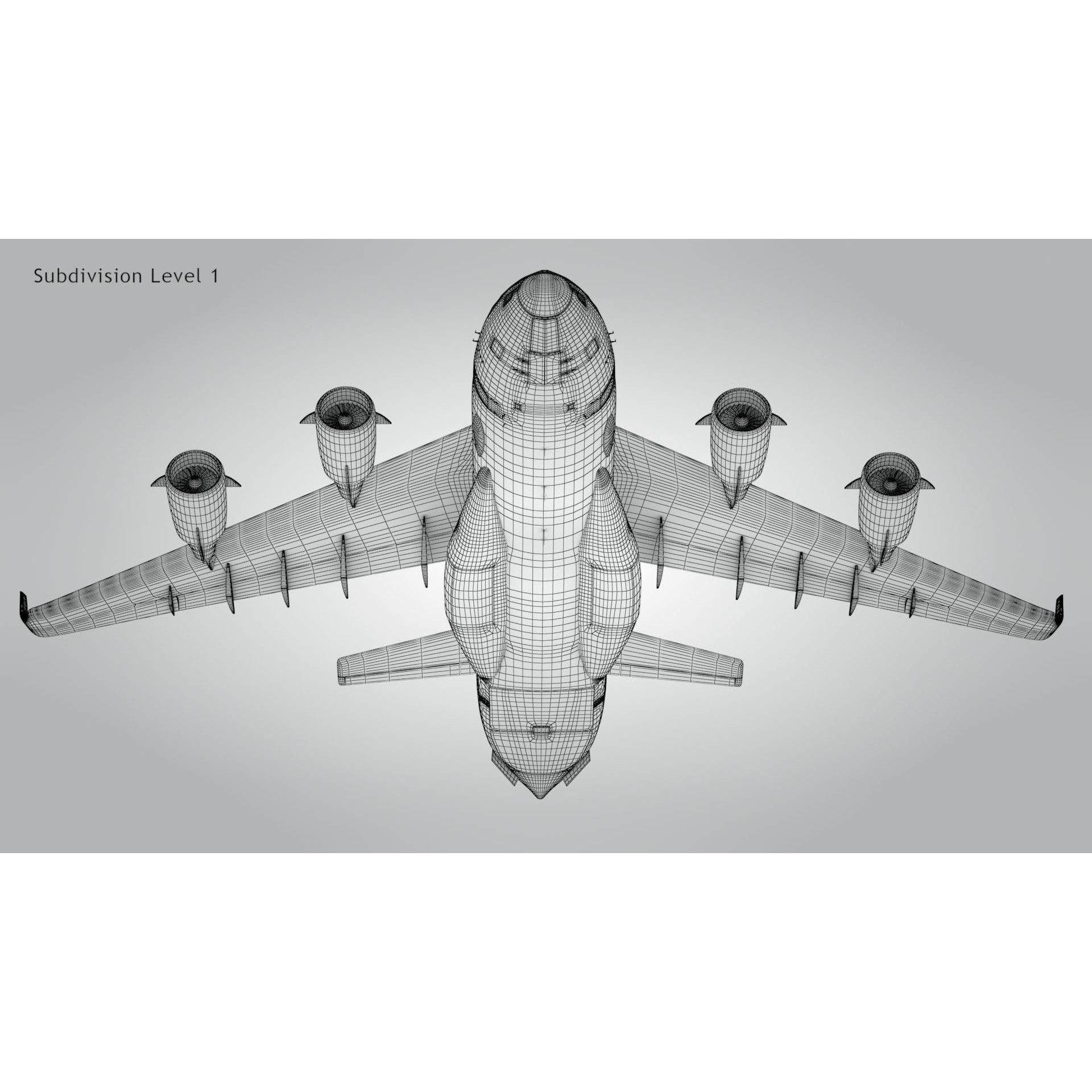 C-17 Globemaster III - Low-Poly Game-Ready 3D Model