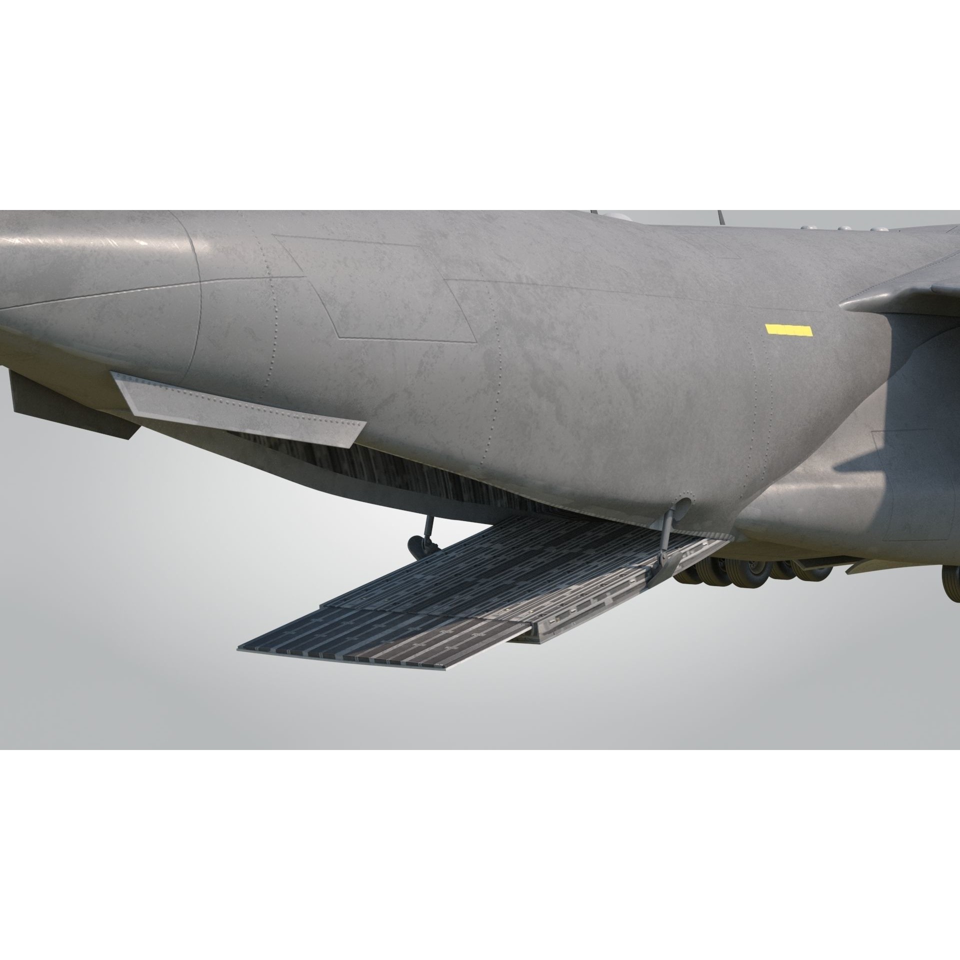 C-17 Globemaster III - Low-Poly Game-Ready 3D Model - View 12