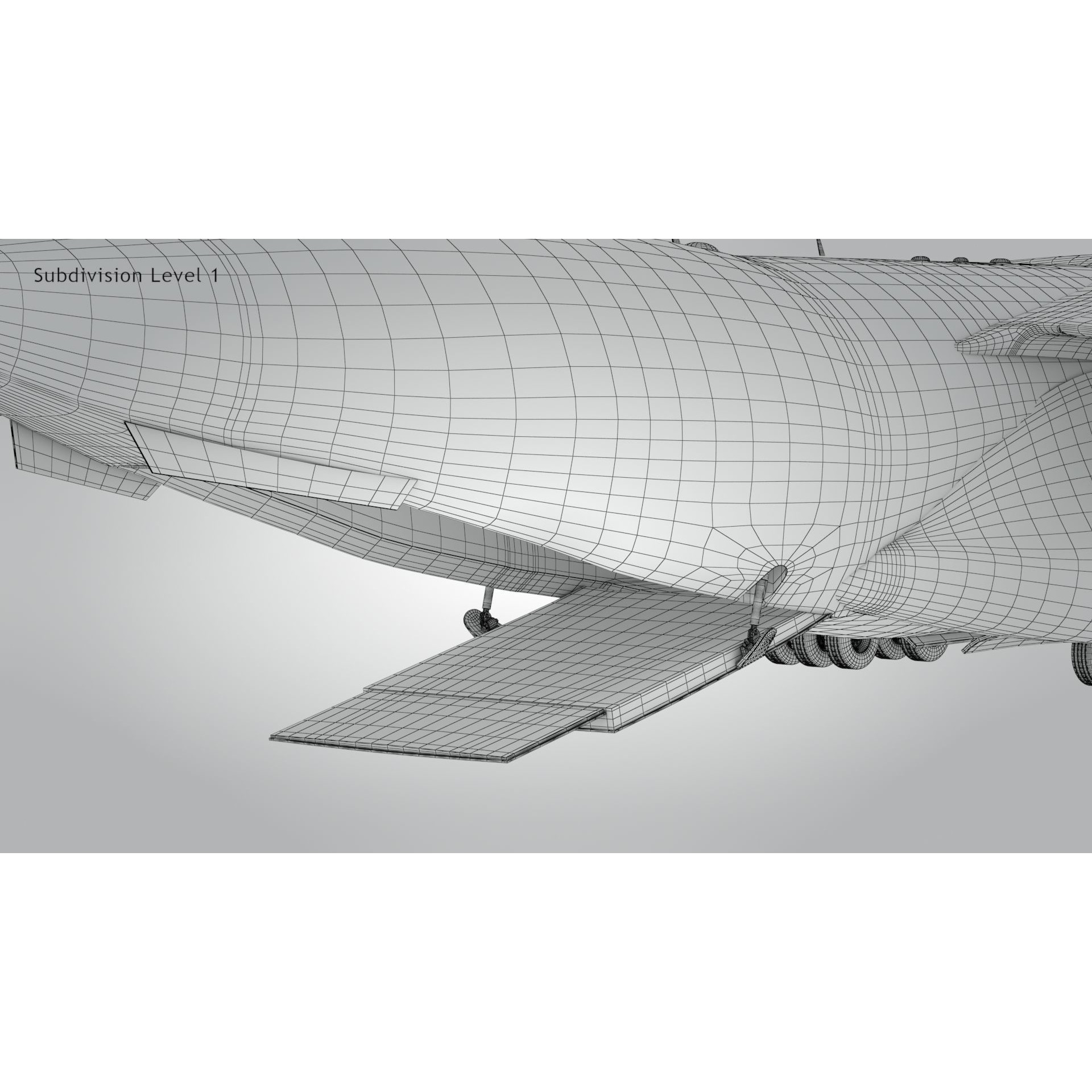 C-17 Globemaster III - Low-Poly Game-Ready 3D Model - View 29
