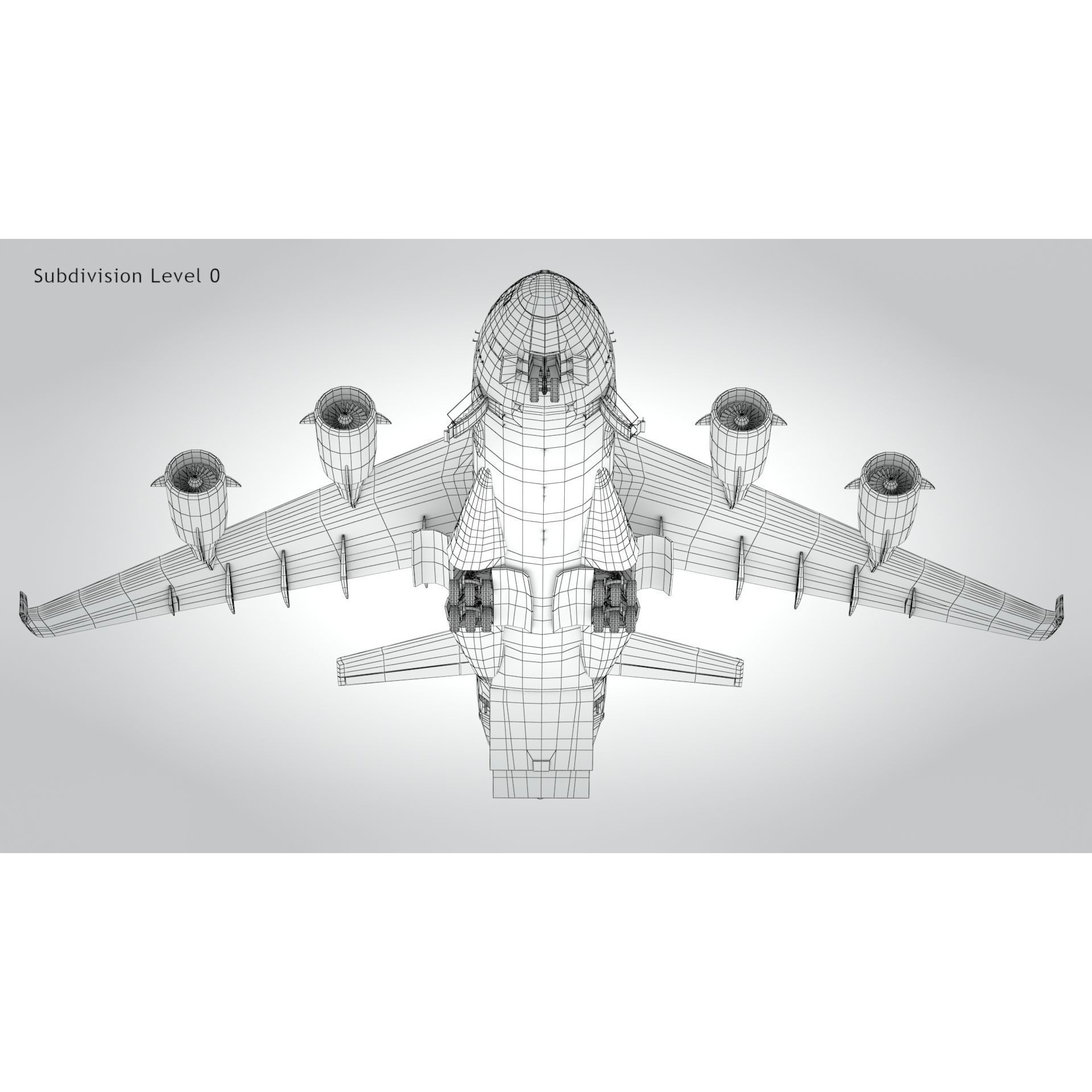 C-17 Globemaster III - Low-Poly Game-Ready 3D Model - View 36
