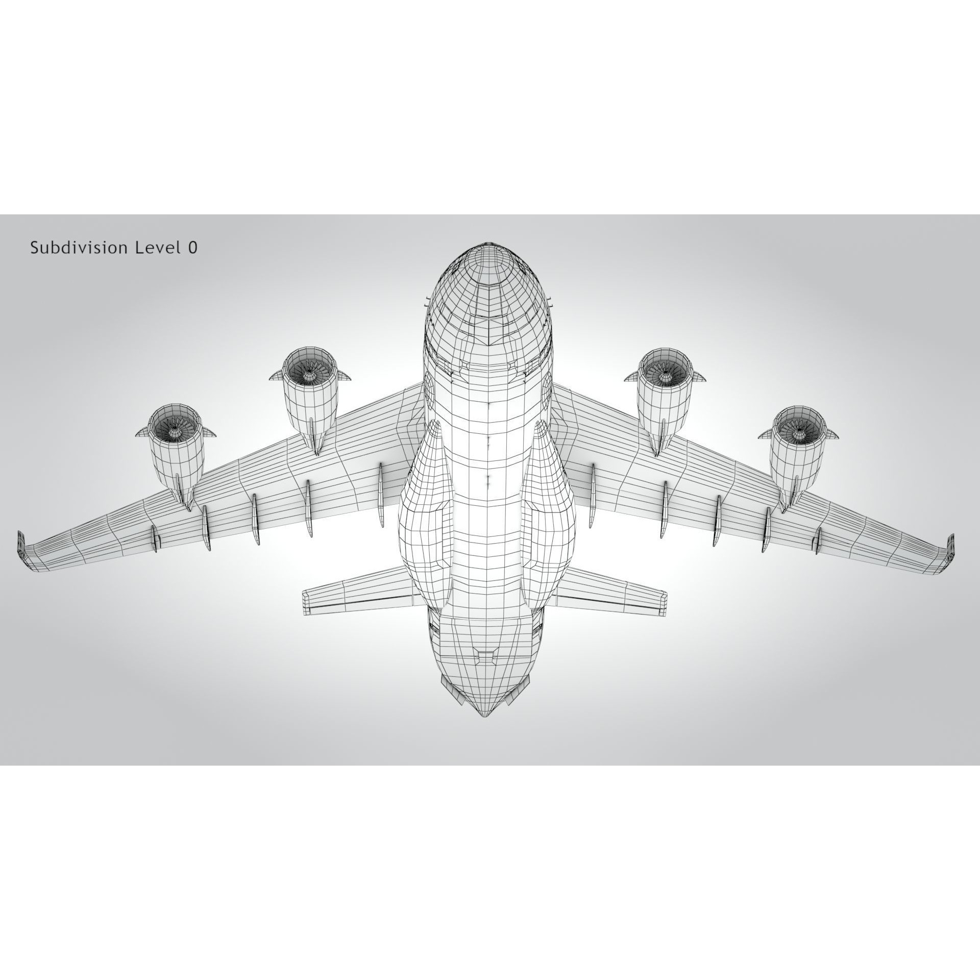 C-17 Globemaster III - Low-Poly Game-Ready 3D Model - View 42