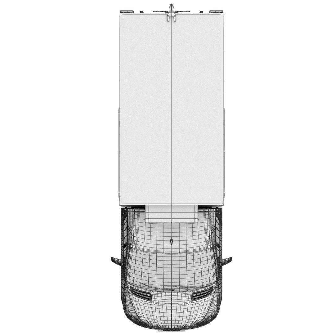 Mercedes-Benz Sprinter L2 3D Model – Detailed Truck with FBX and OBJ Formats - View 23