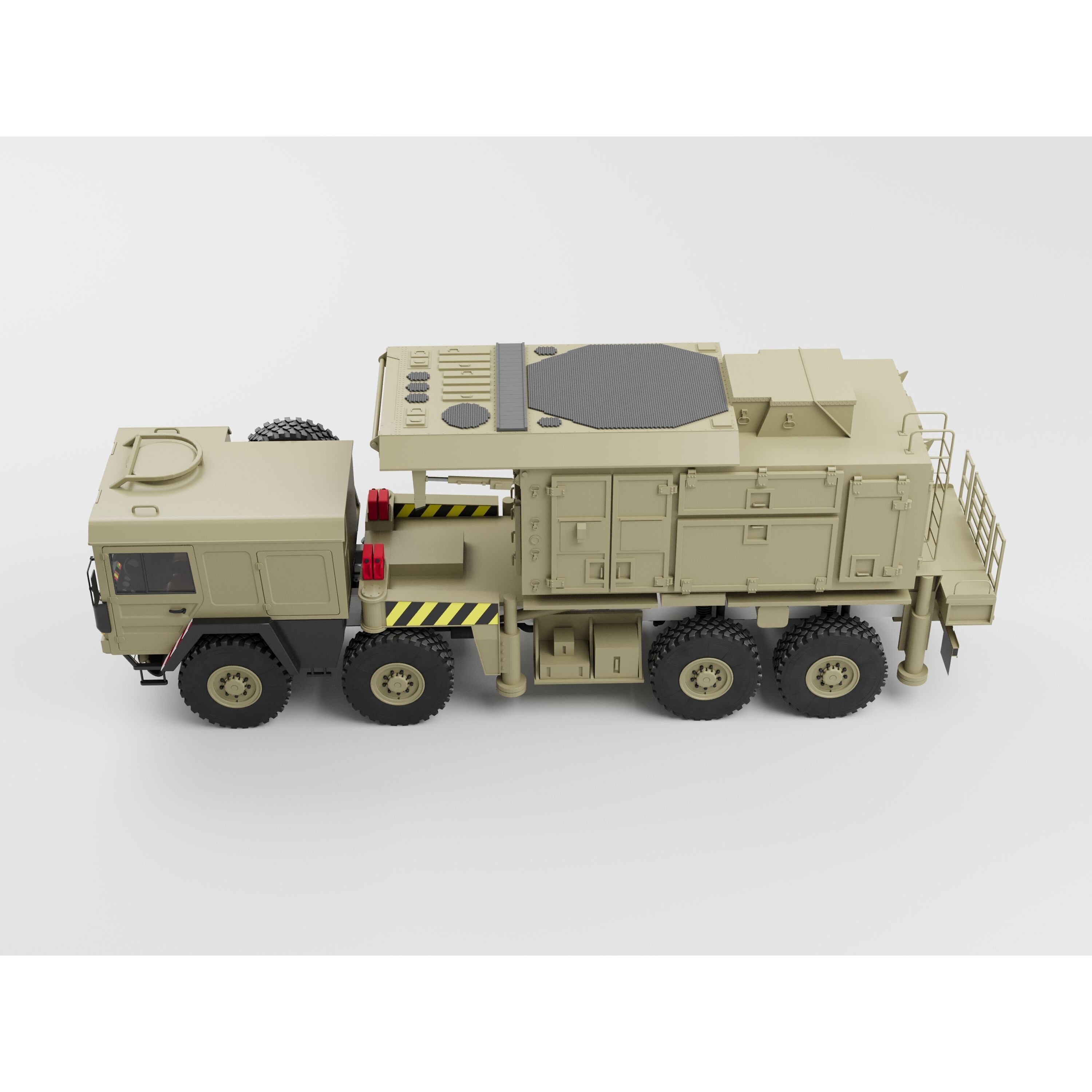 MIM-104 Patriot Missile & MPQ-53 Radar - Game-Ready 3D Model - View 11