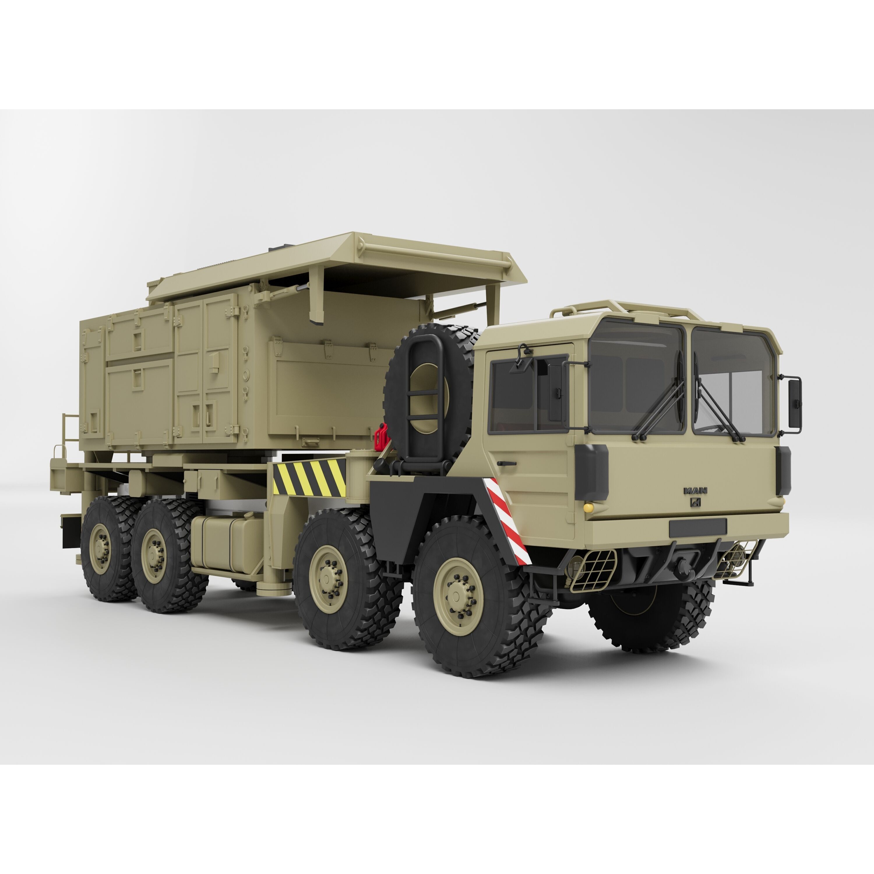 MIM-104 Patriot Missile & MPQ-53 Radar - Game-Ready 3D Model - View 13