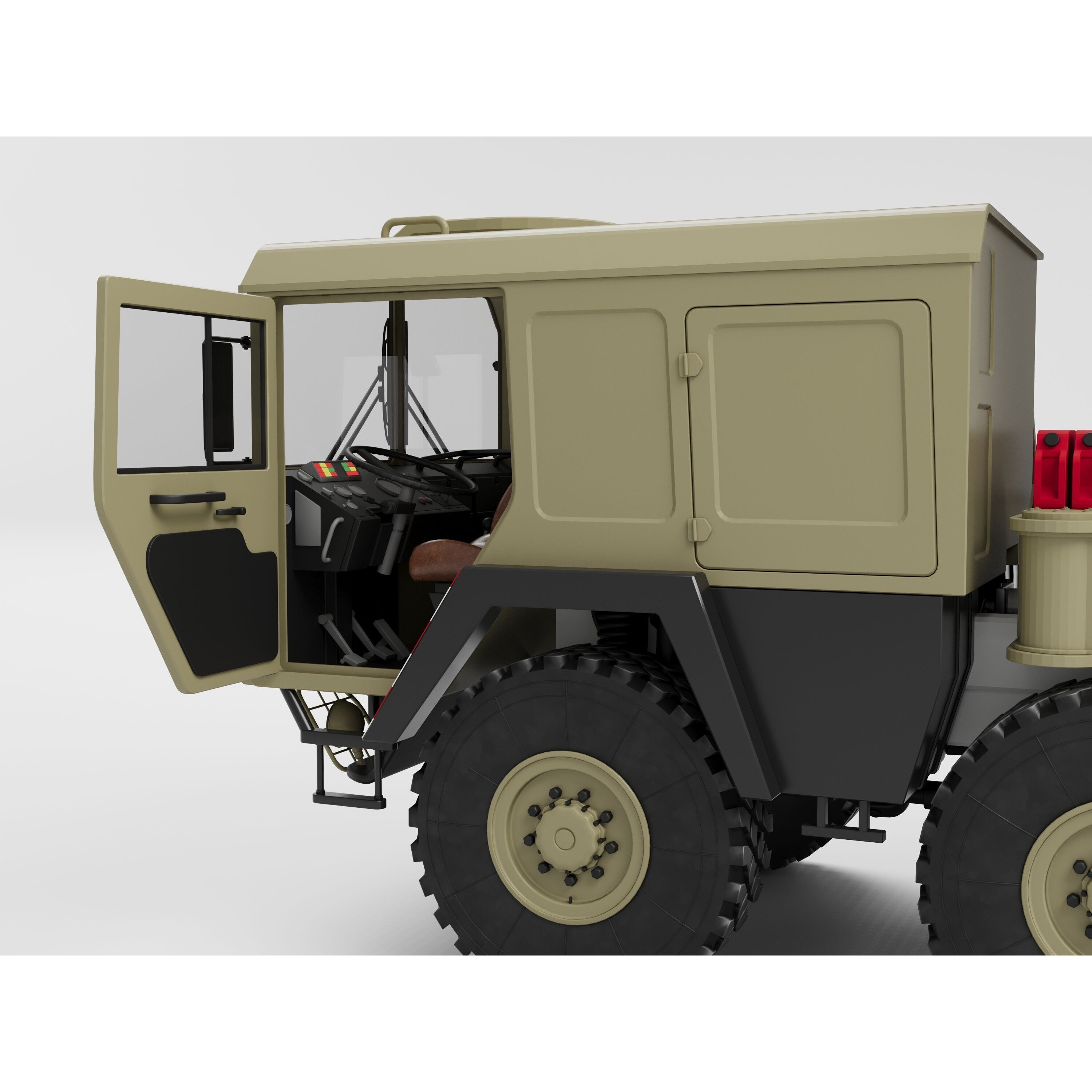 MIM-104 Patriot Missile & MPQ-53 Radar - Game-Ready 3D Model - View 15