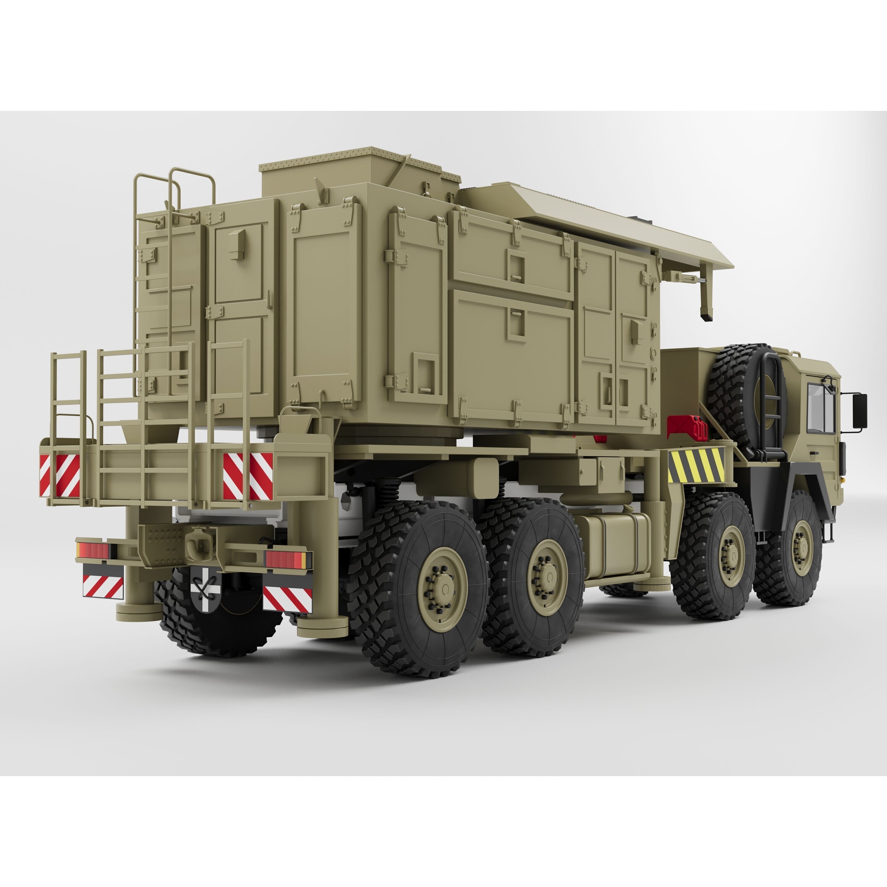 MIM-104 Patriot Missile & MPQ-53 Radar - Game-Ready 3D Model - View 18