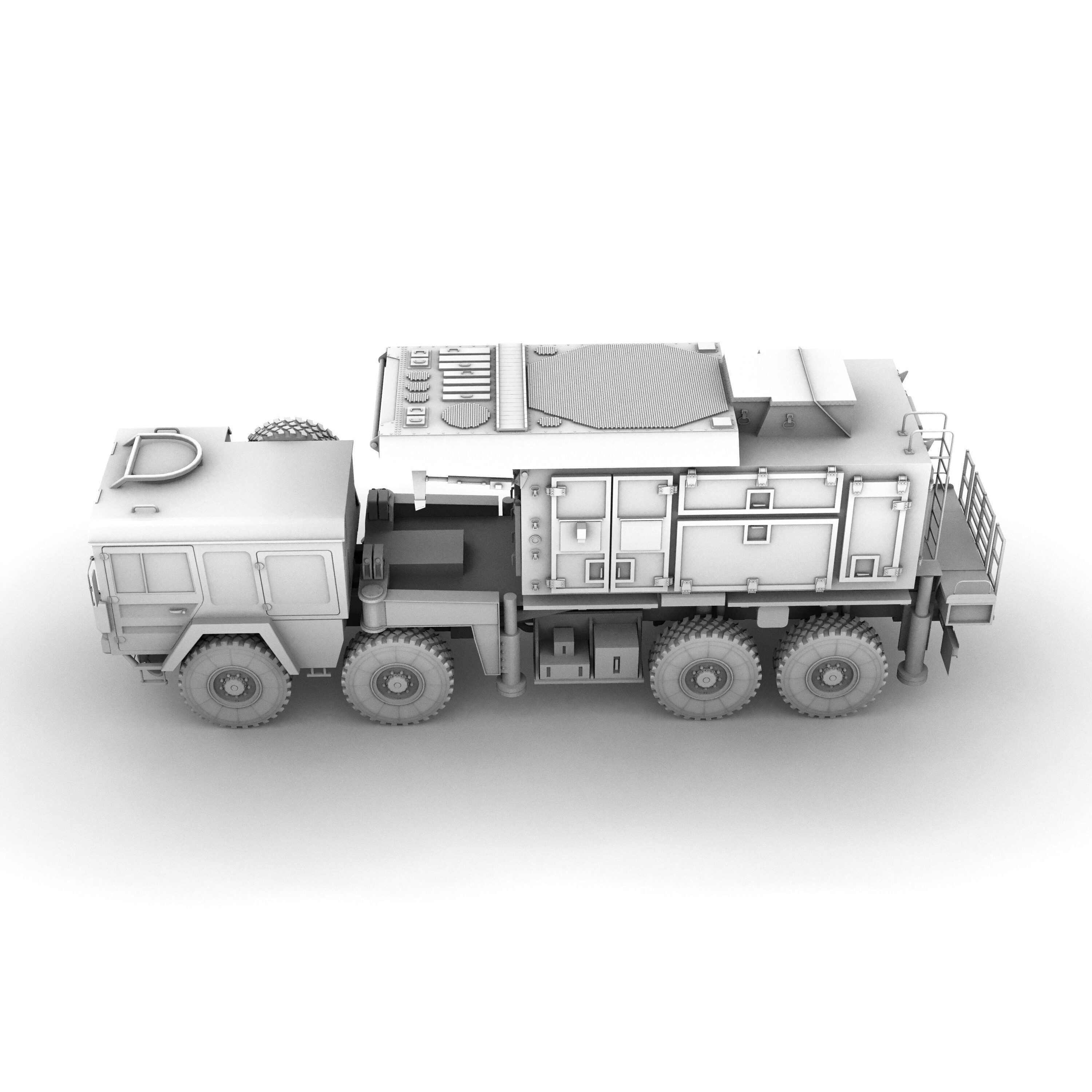 MIM-104 Patriot Missile & MPQ-53 Radar - Game-Ready 3D Model - View 19
