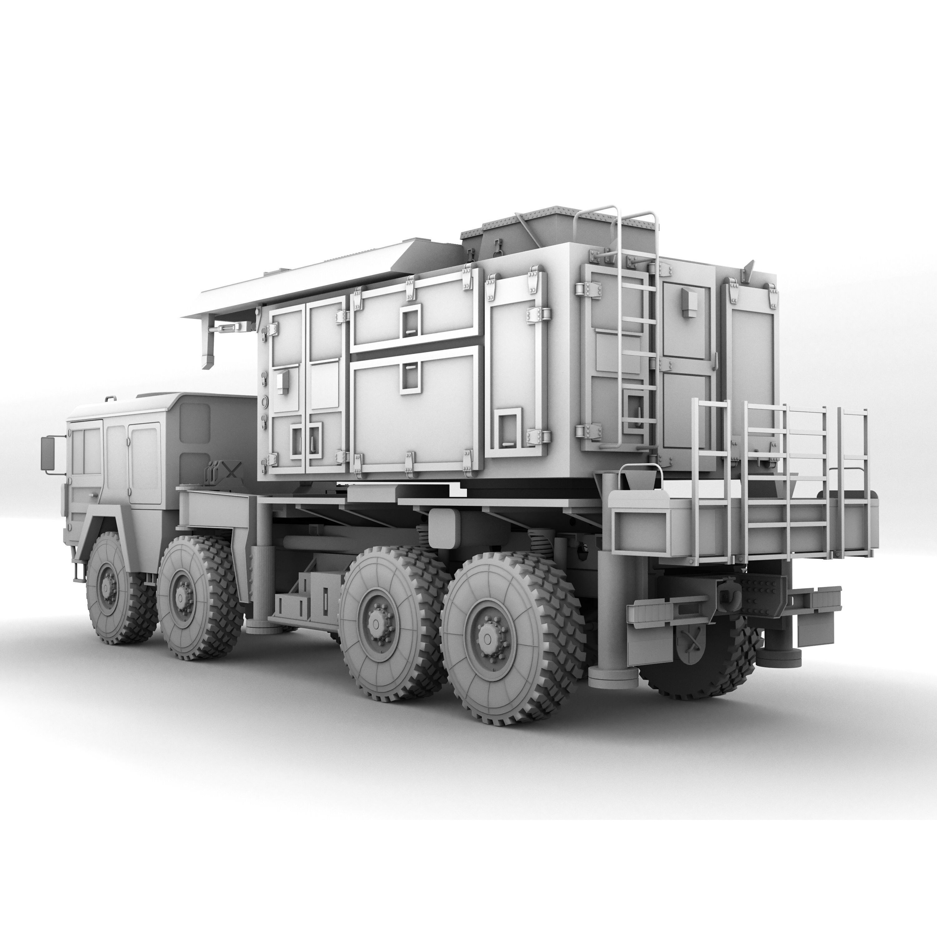 MIM-104 Patriot Missile & MPQ-53 Radar - Game-Ready 3D Model - View 20