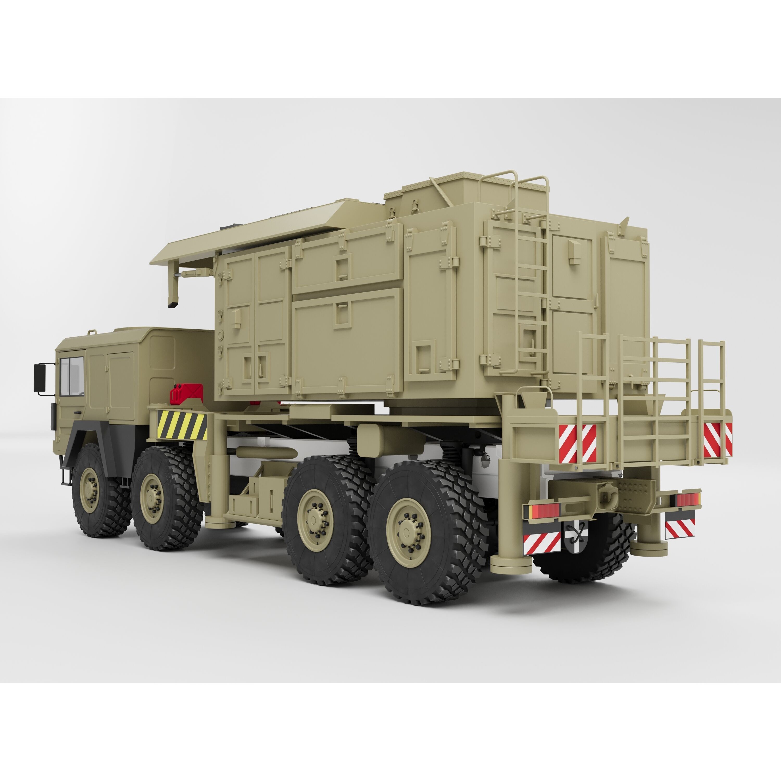 MIM-104 Patriot Missile & MPQ-53 Radar - Game-Ready 3D Model - View 21