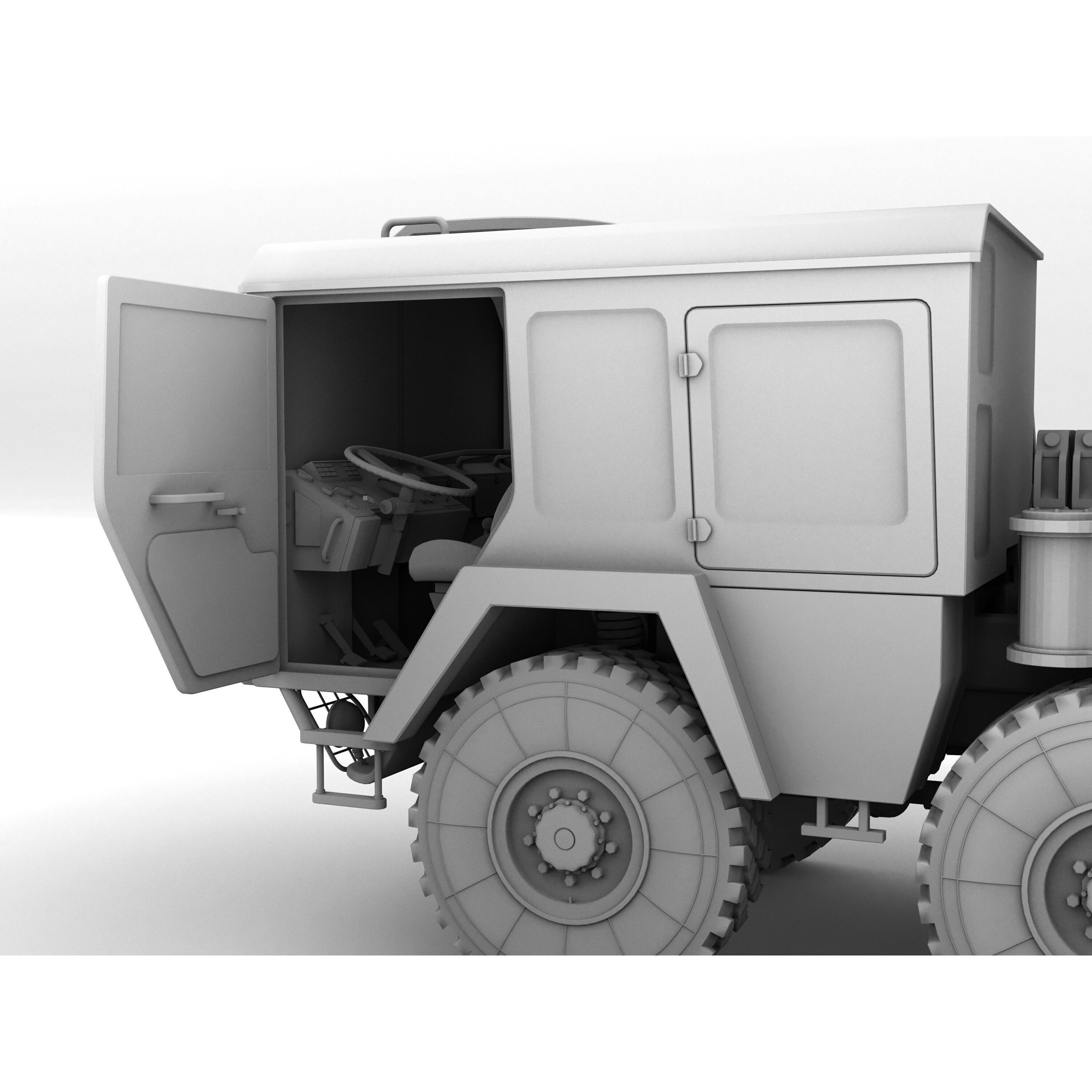 MIM-104 Patriot Missile & MPQ-53 Radar - Game-Ready 3D Model - View 27