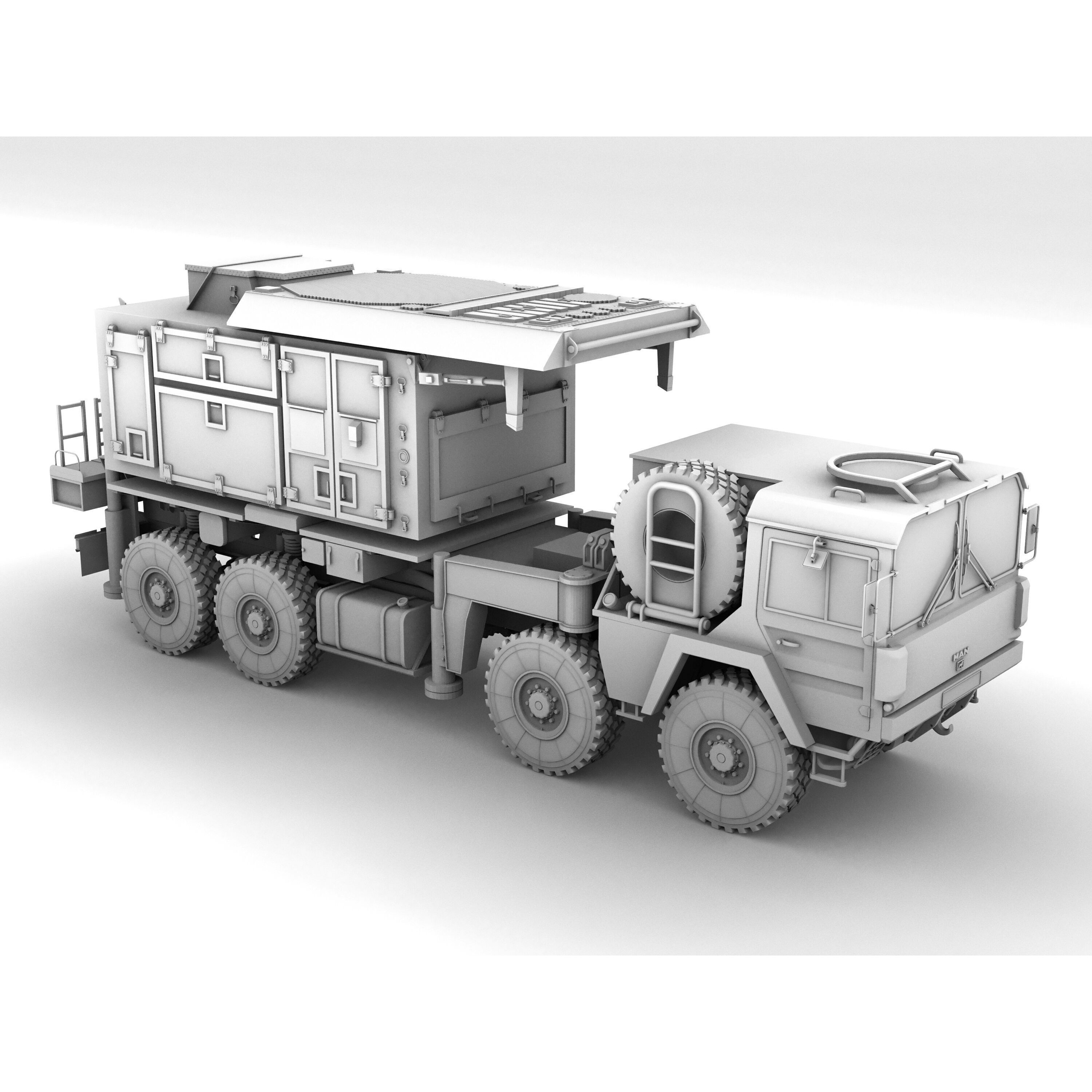 MIM-104 Patriot Missile & MPQ-53 Radar - Game-Ready 3D Model - View 30