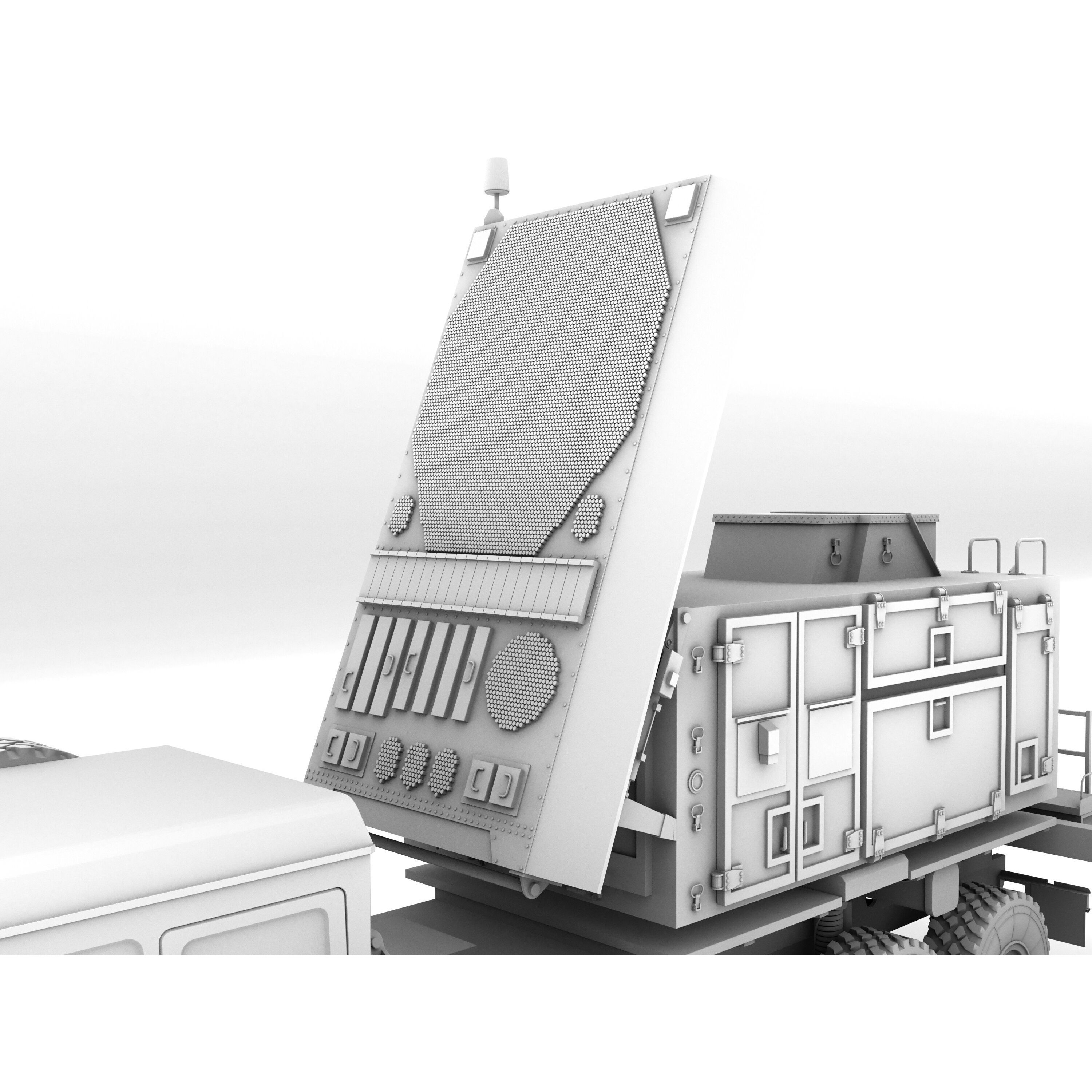 MIM-104 Patriot Missile & MPQ-53 Radar - Game-Ready 3D Model - View 33