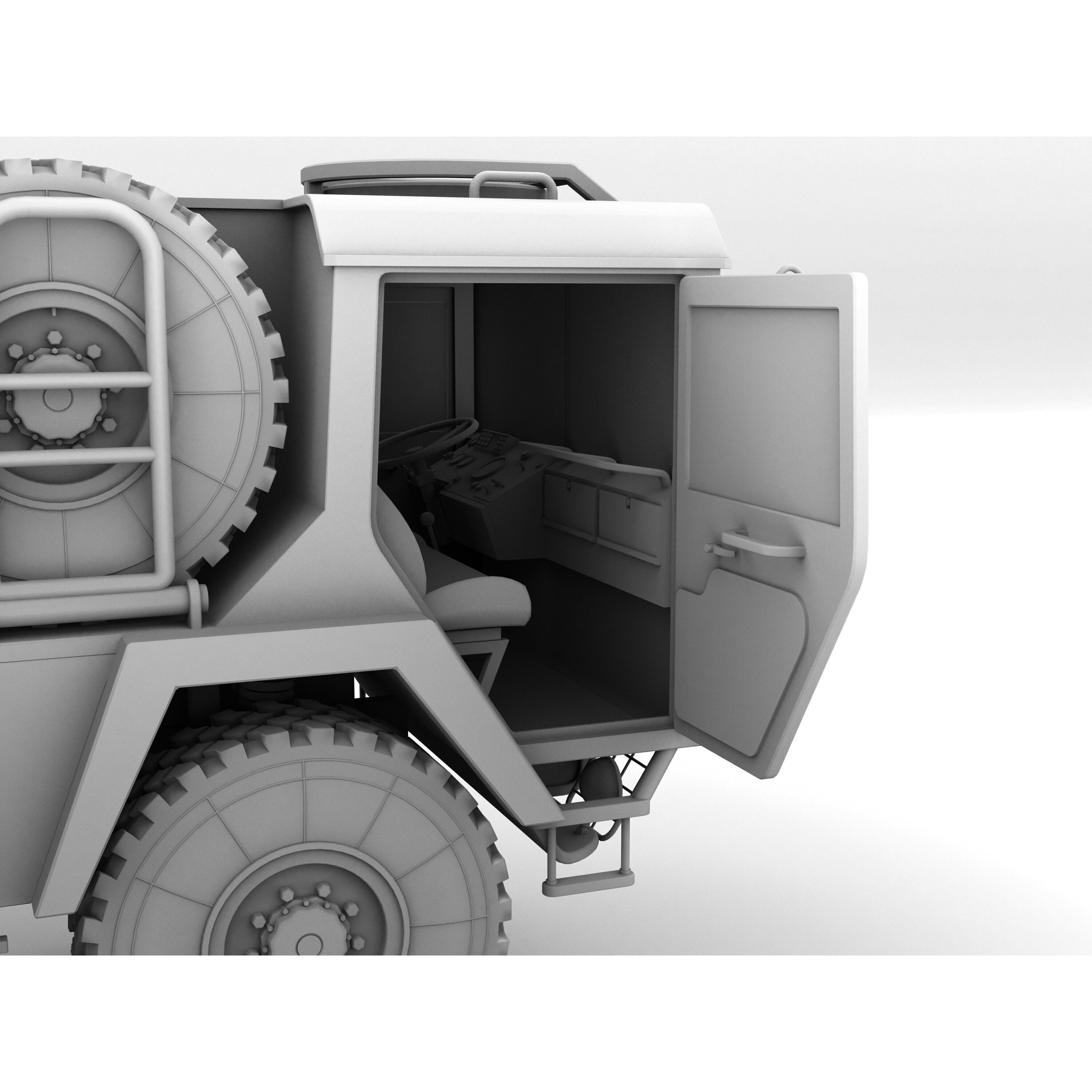 MIM-104 Patriot Missile & MPQ-53 Radar - Game-Ready 3D Model - View 37